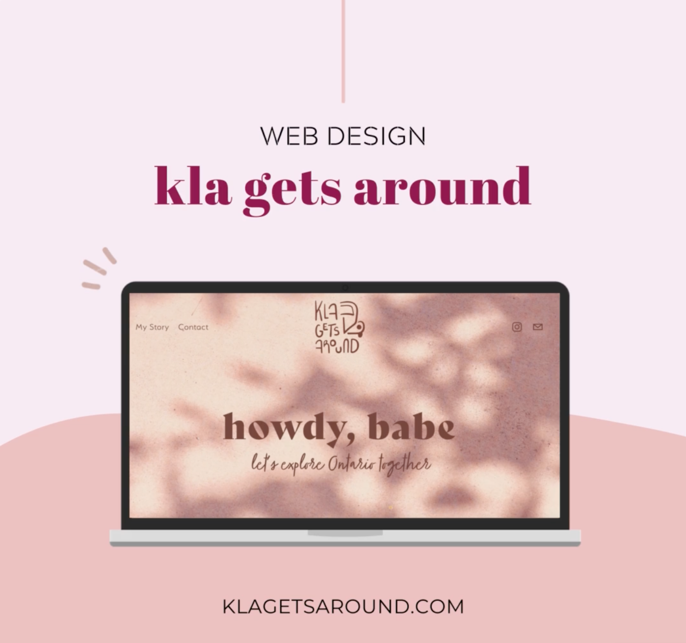 Kla Gets Around Logo & Web Design