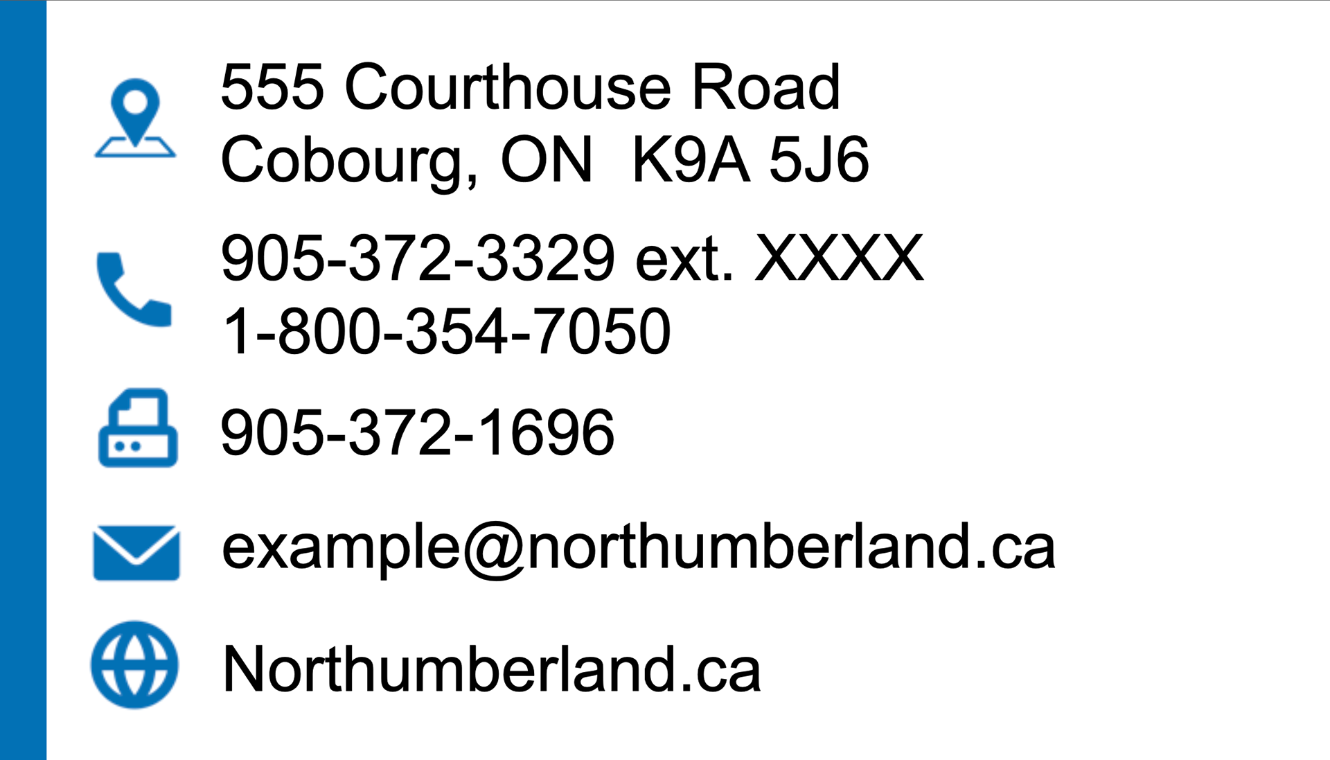 Business Card Back
