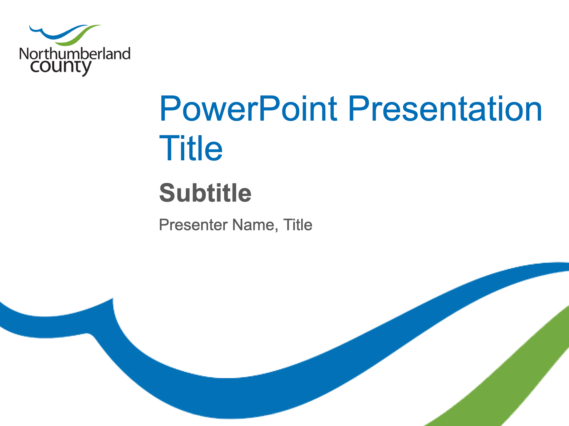 PowerPoint Presentation Title Slide