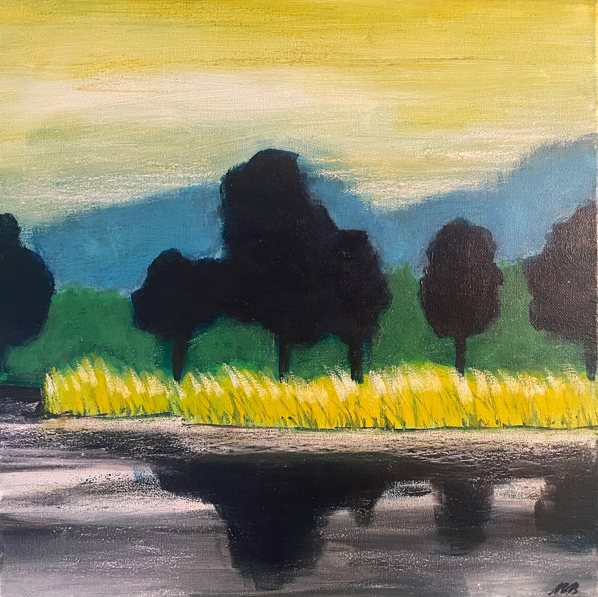Landschaft • 30 x 30 cm