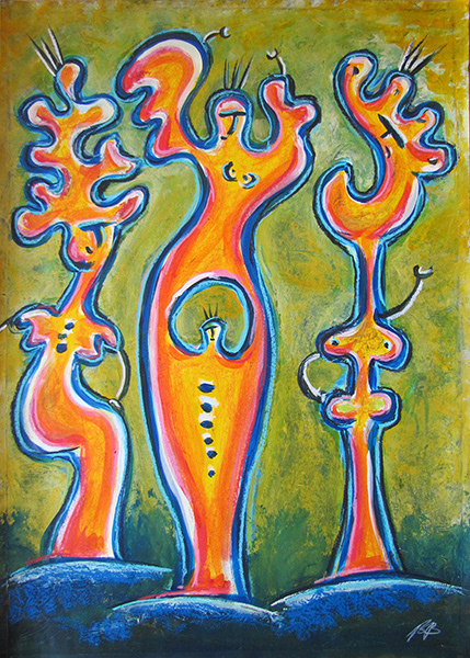 Drei Grazien • 80 x 60 cm