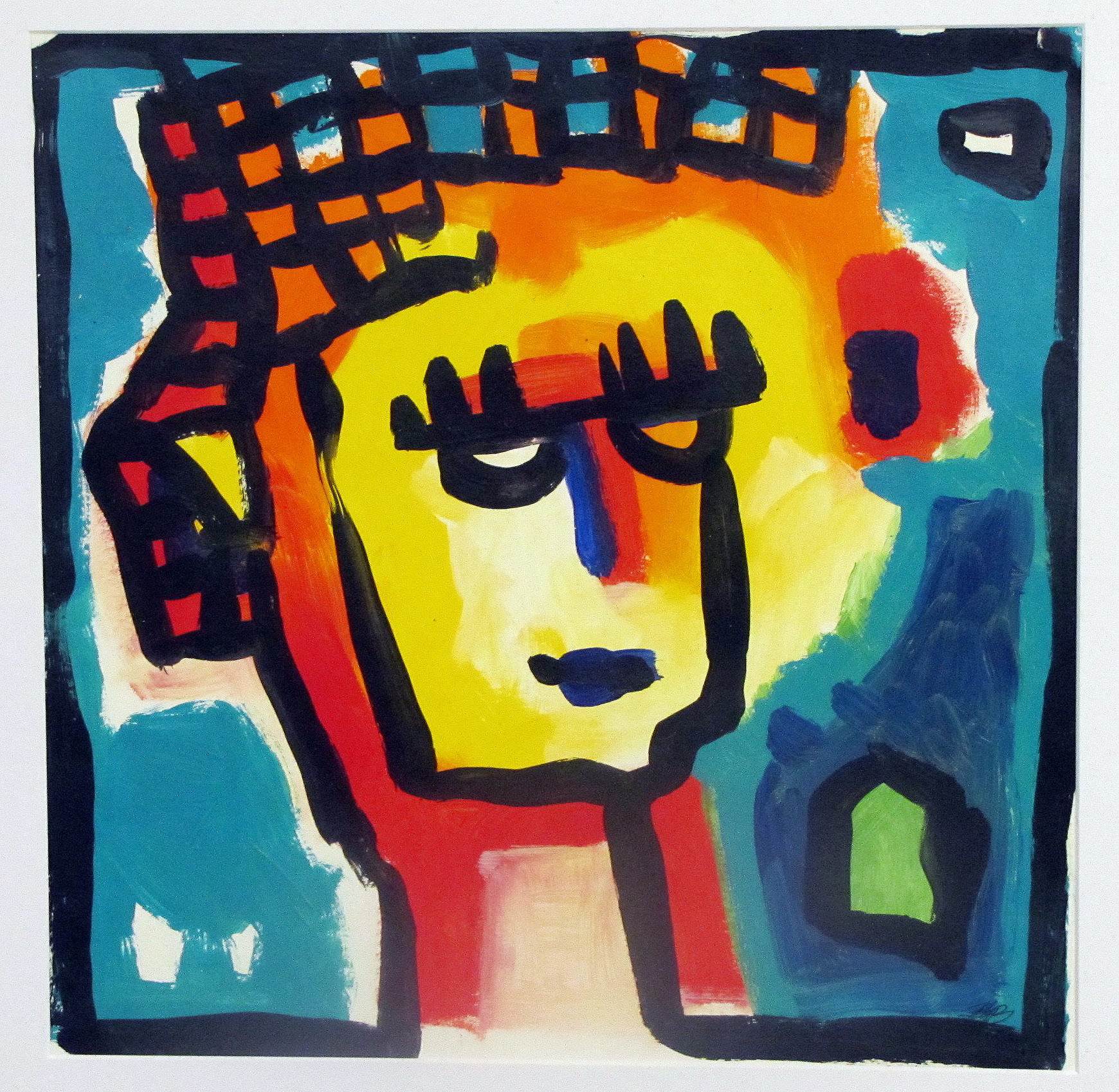 Frauenkopf • 60 x 60 cm