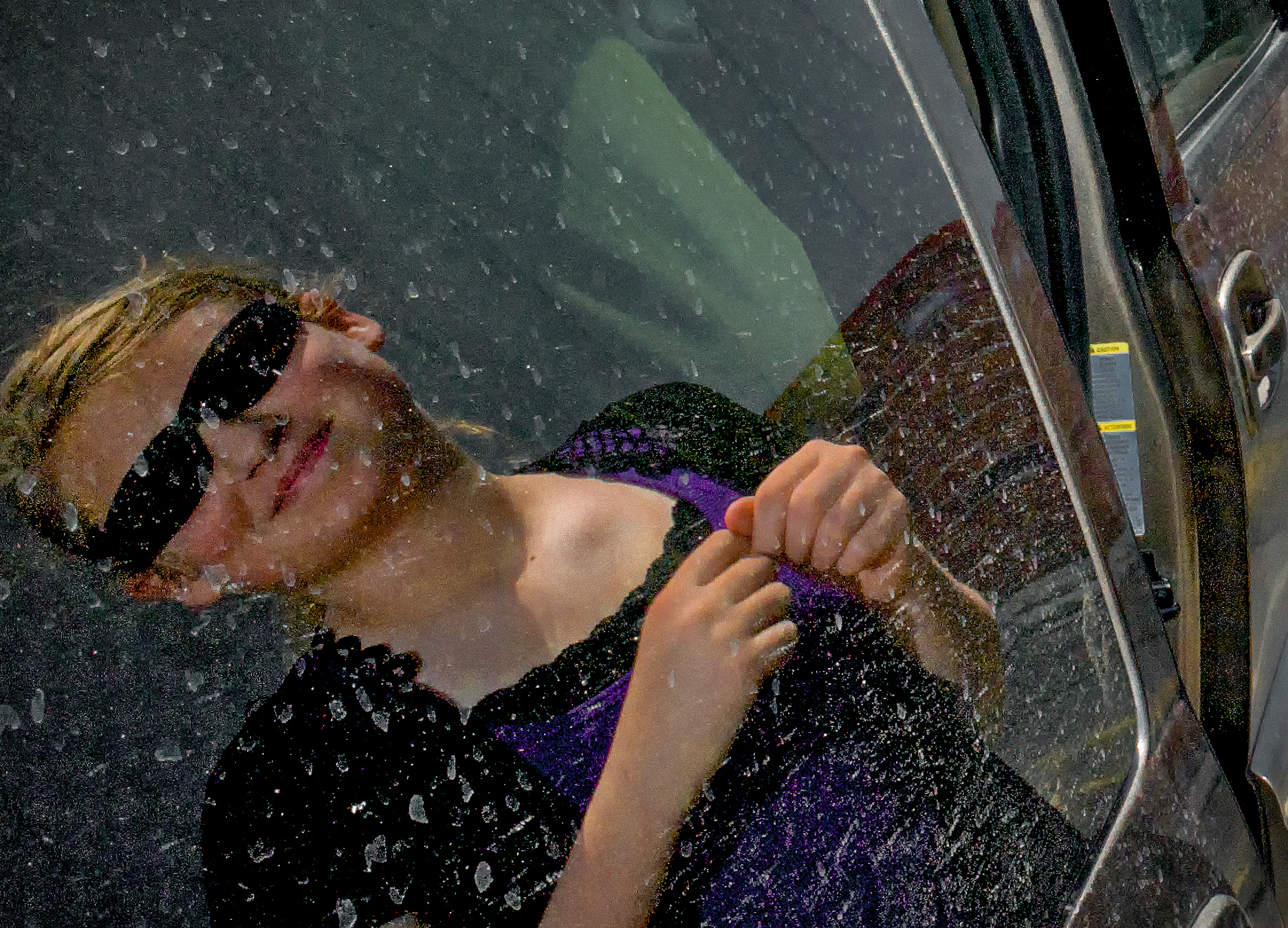 Reflection In A Van Window