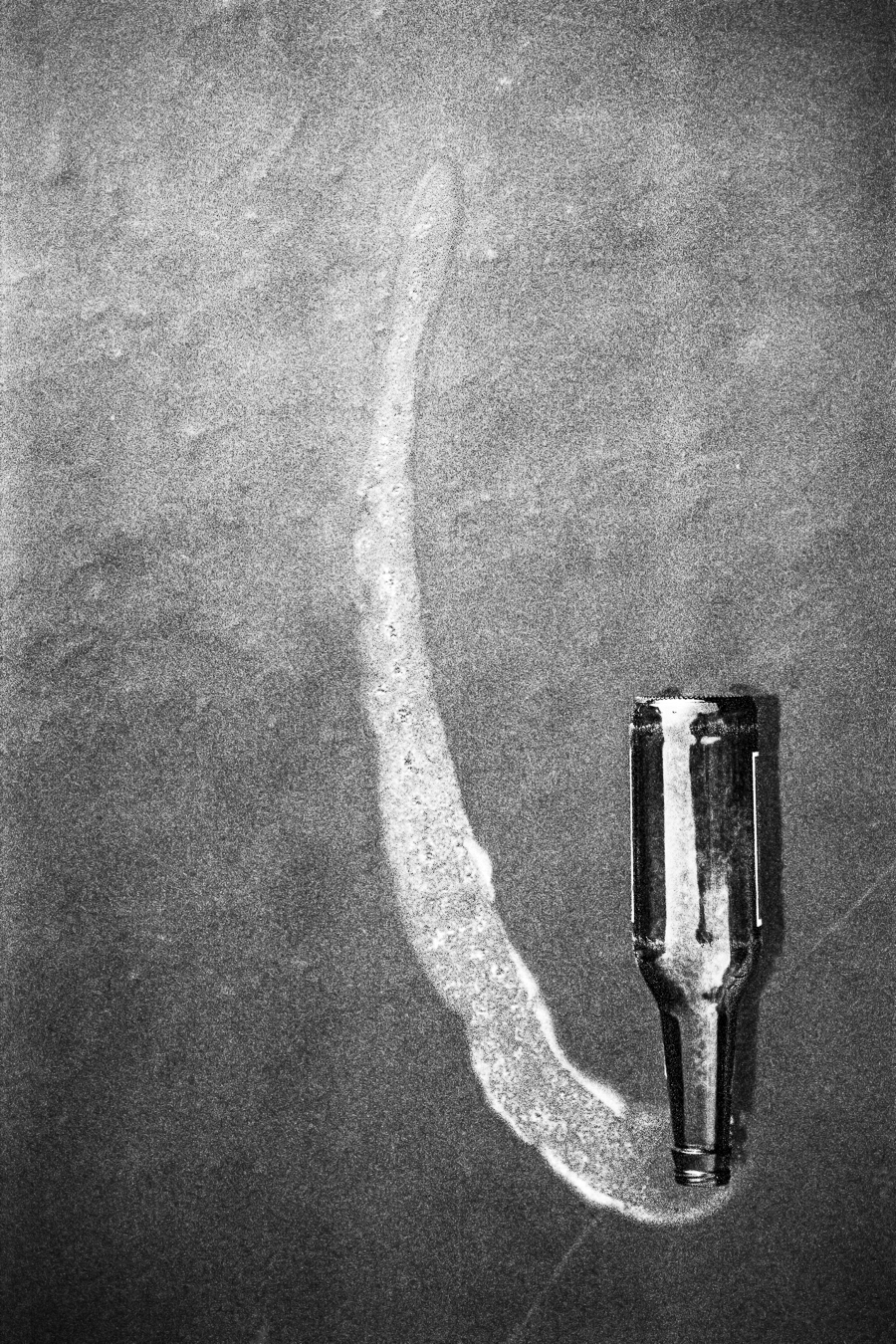Frozen Spilled Beer
