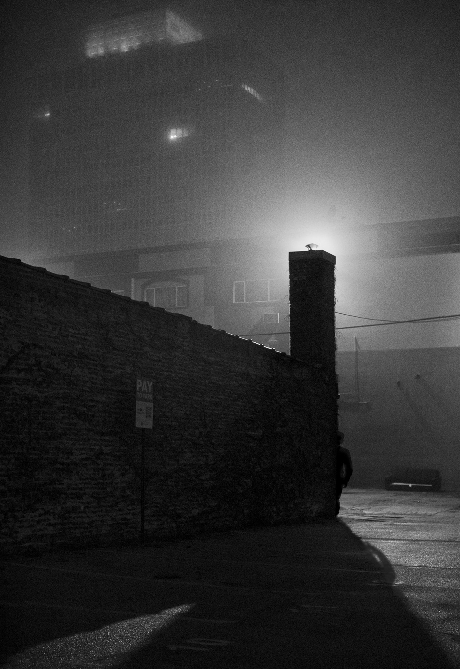 Foggy Morning In An Alley