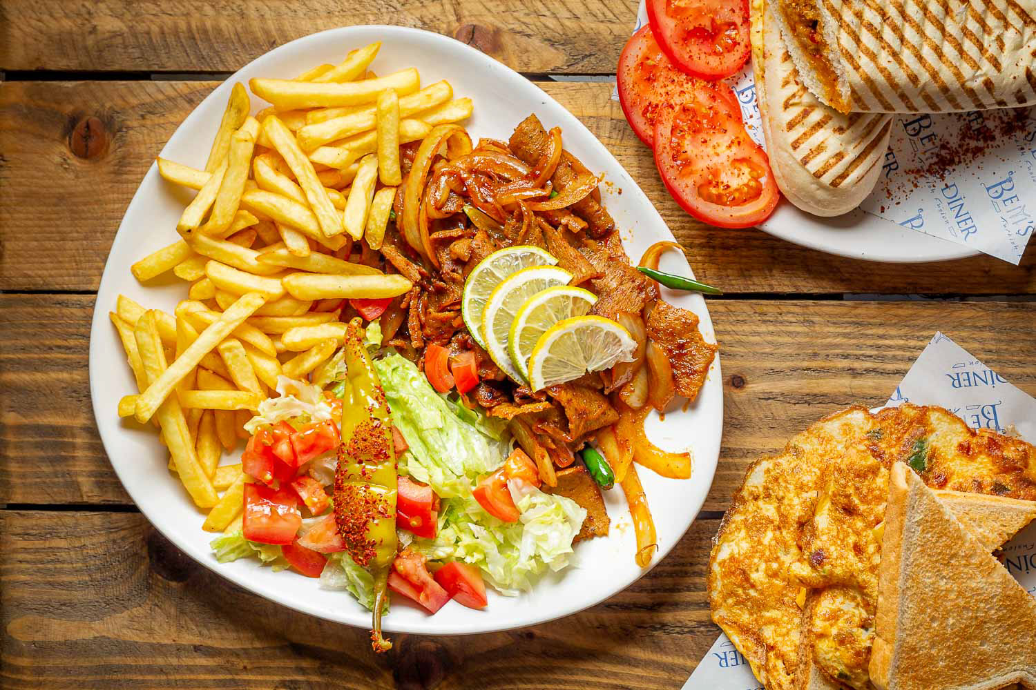 Doner kebab restaurant photography