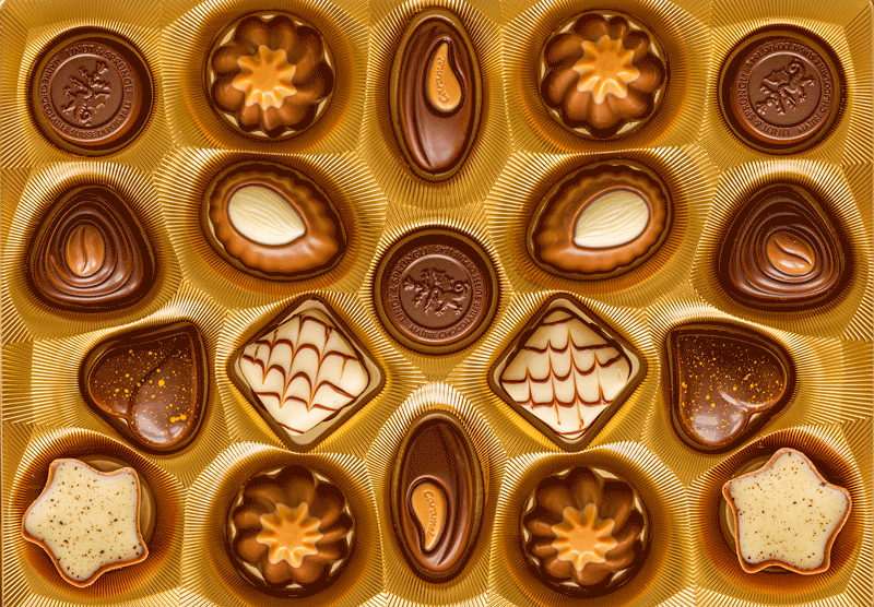 Lindt chocolates stop motion video
