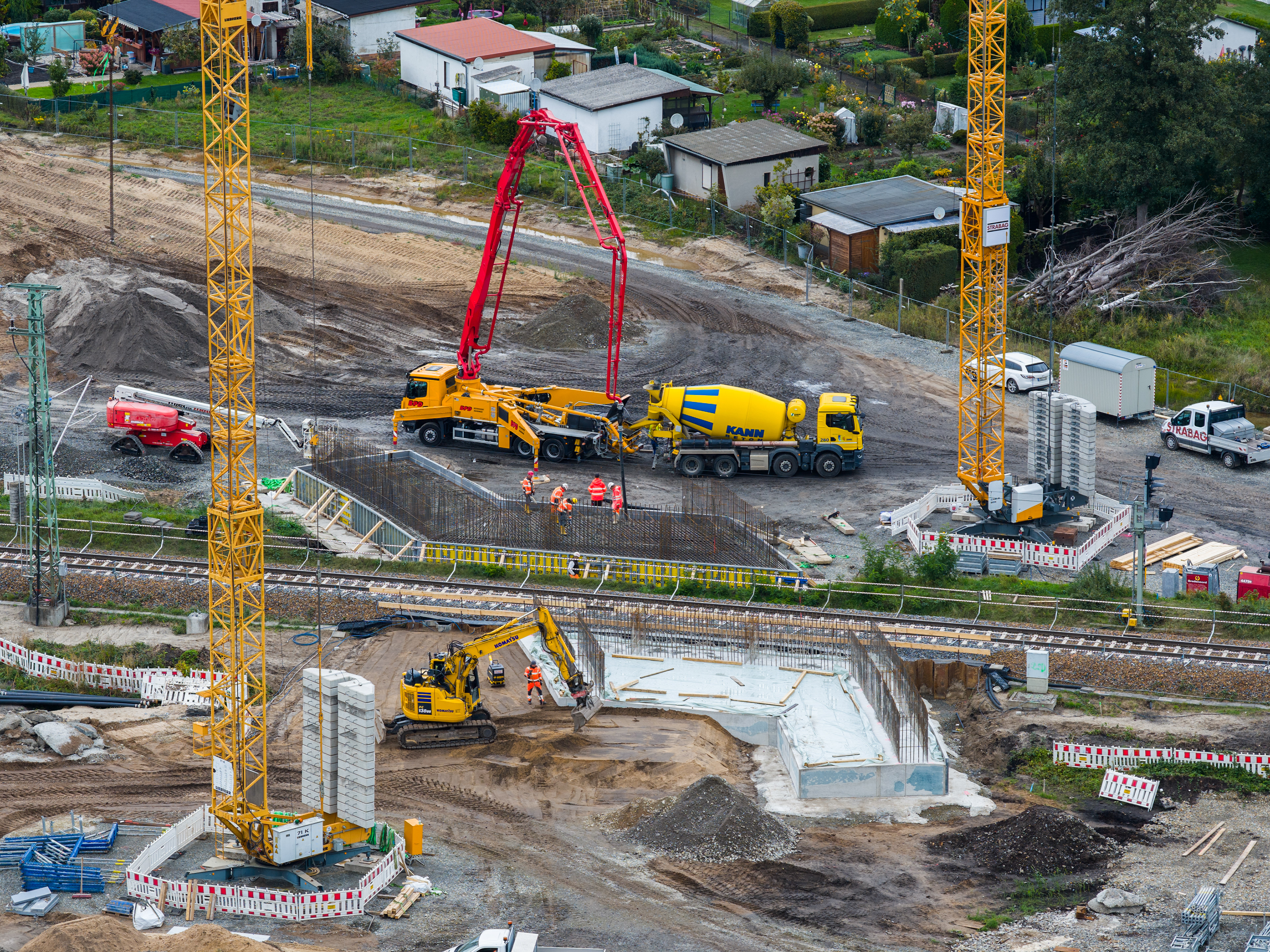 Großbaustelle Lübbenau/Spreewald
