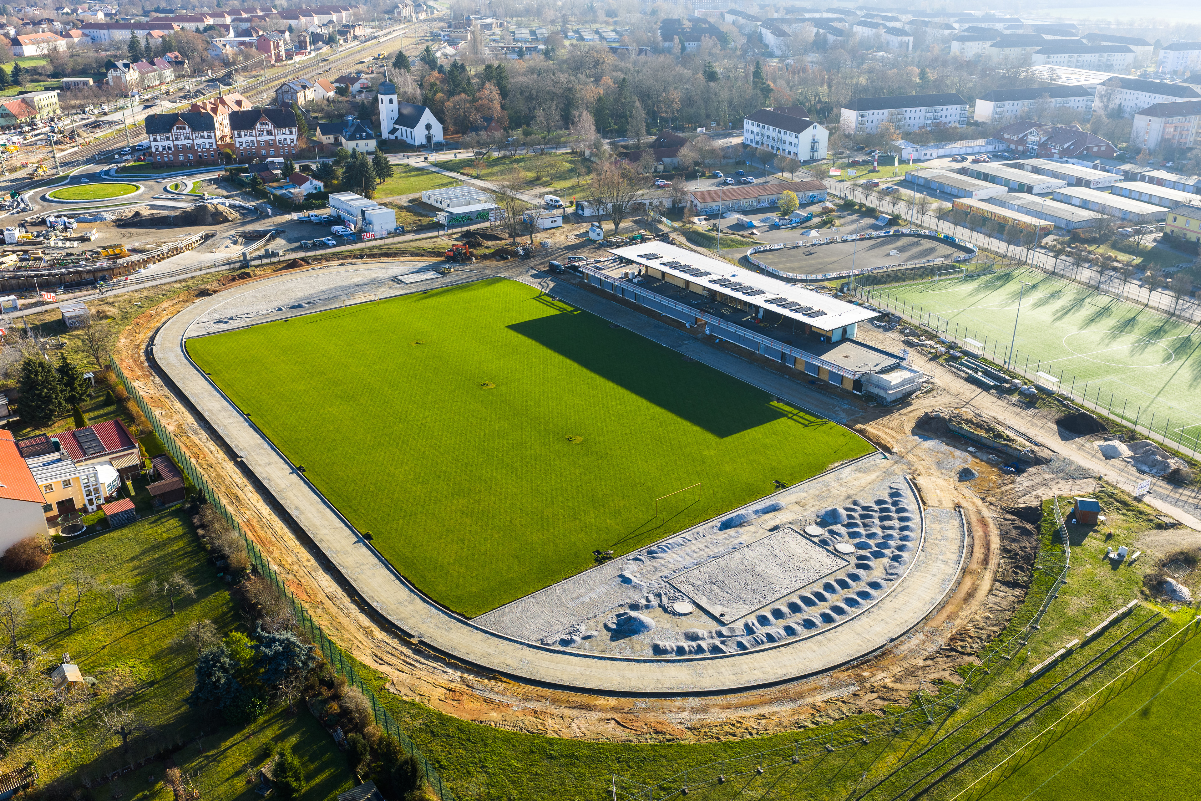 Neubau Sportpark Lübbenau/Spreewald