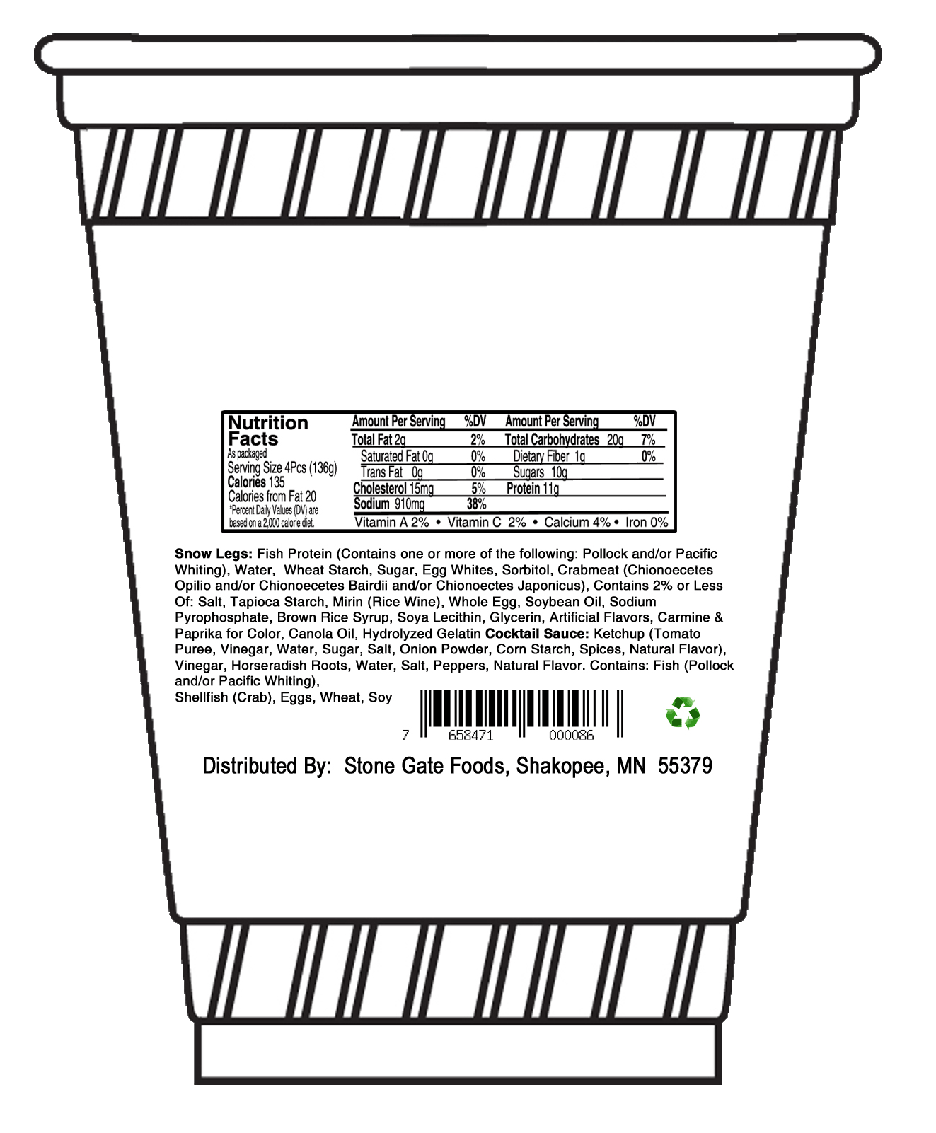 Cup Label - Back Side