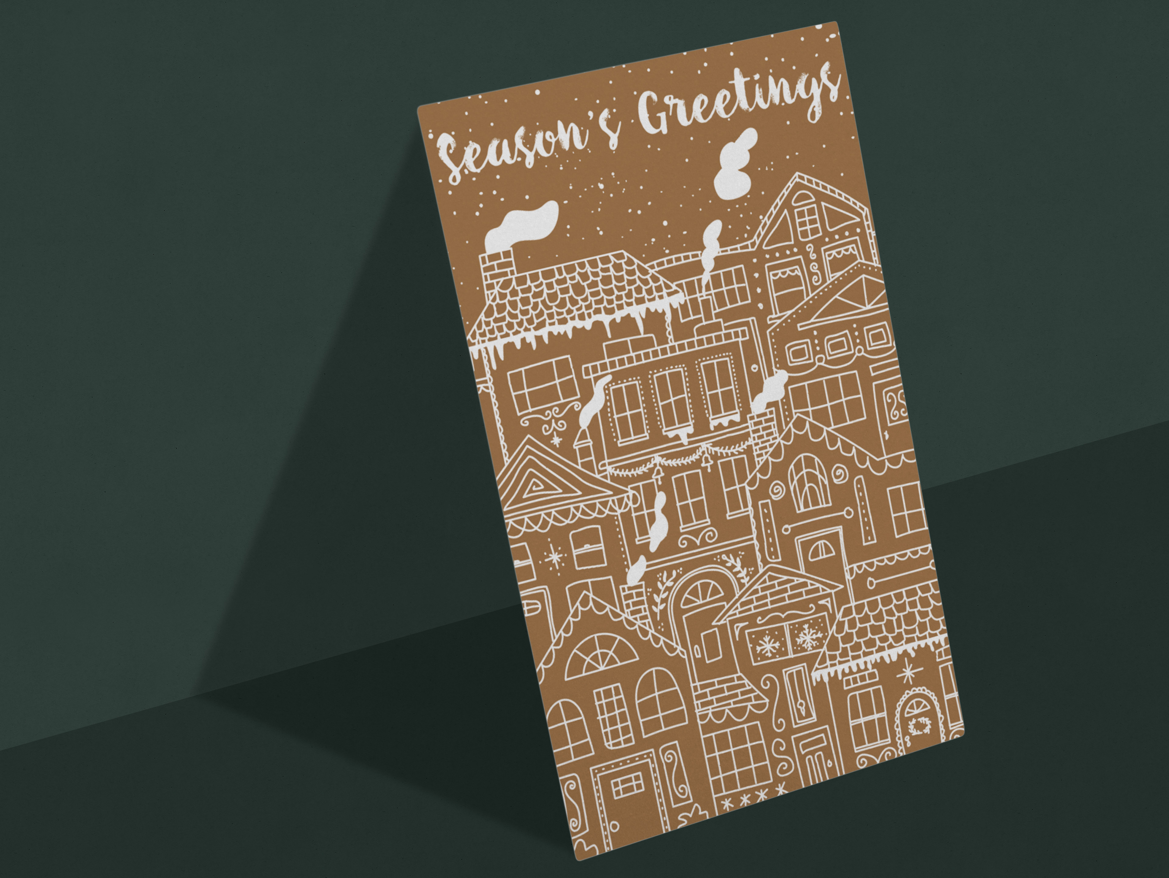 Gingerbread Houses Greeting Card (11/23)