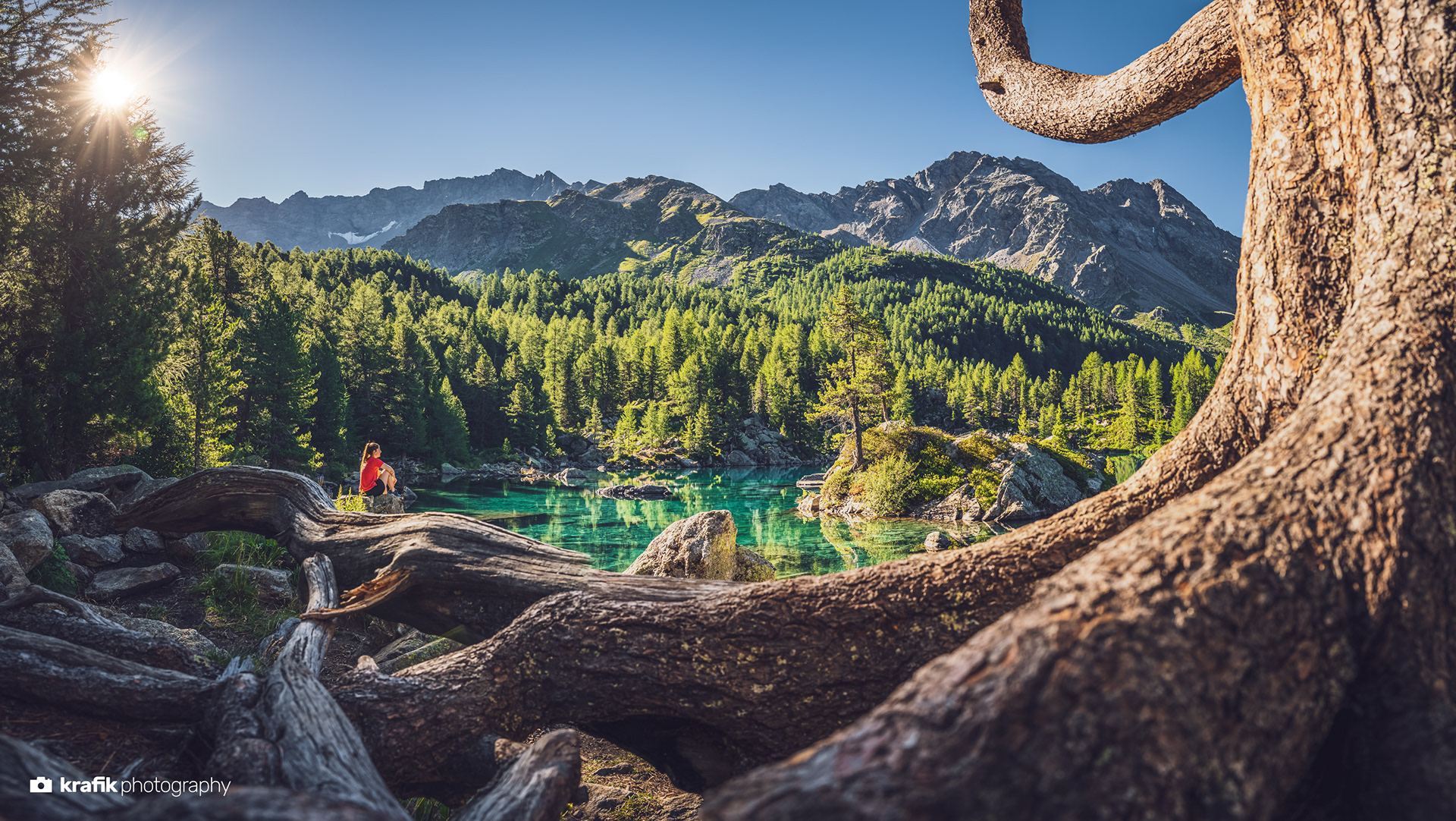 Mountain Lake - Val da Camp Engadin Switzerland