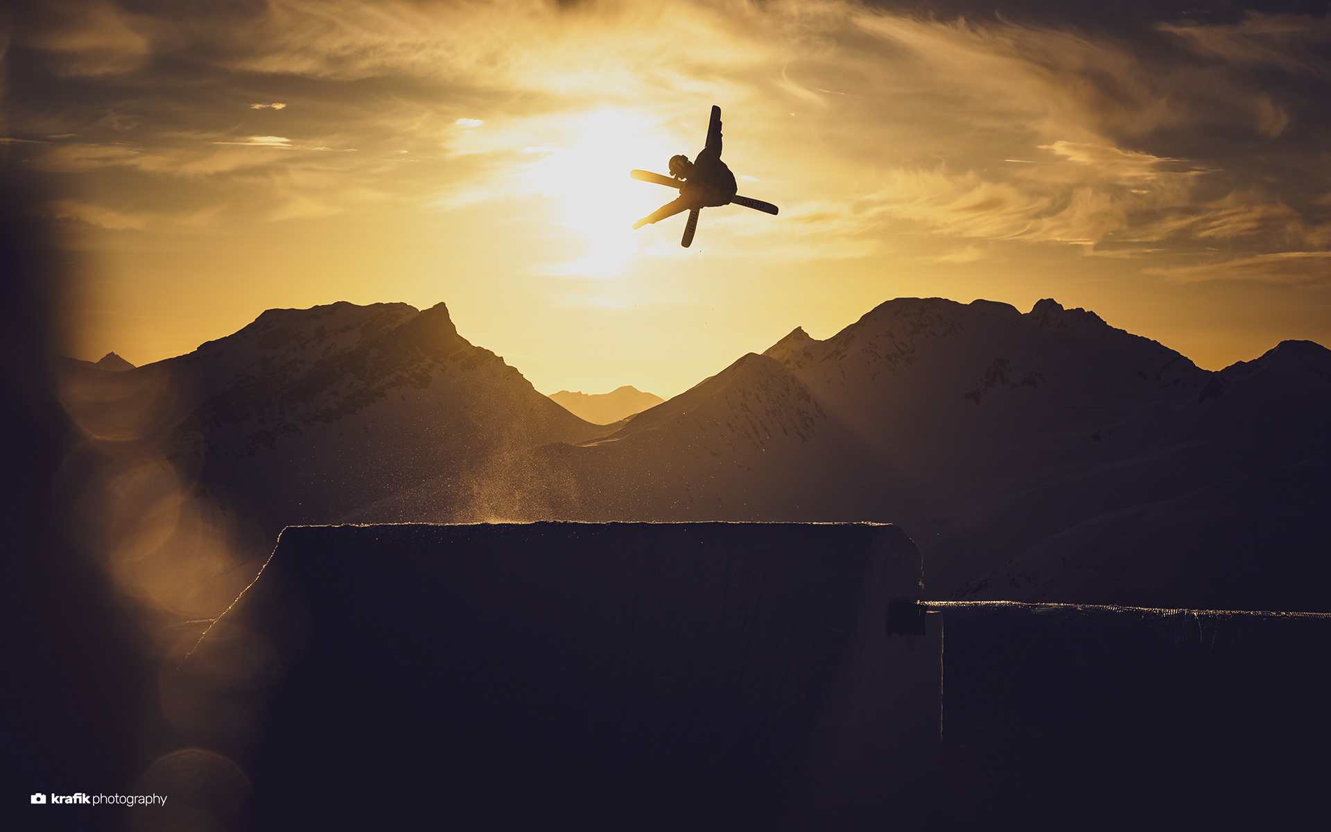 Freeskier - JatzPark Skiresort Jakoshorn Davos Switzerland