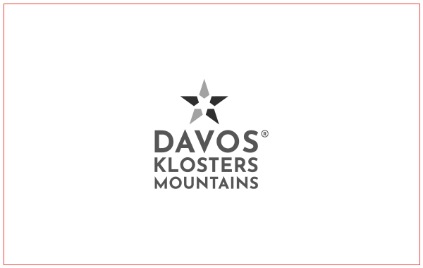 davos klosters mountains logo
