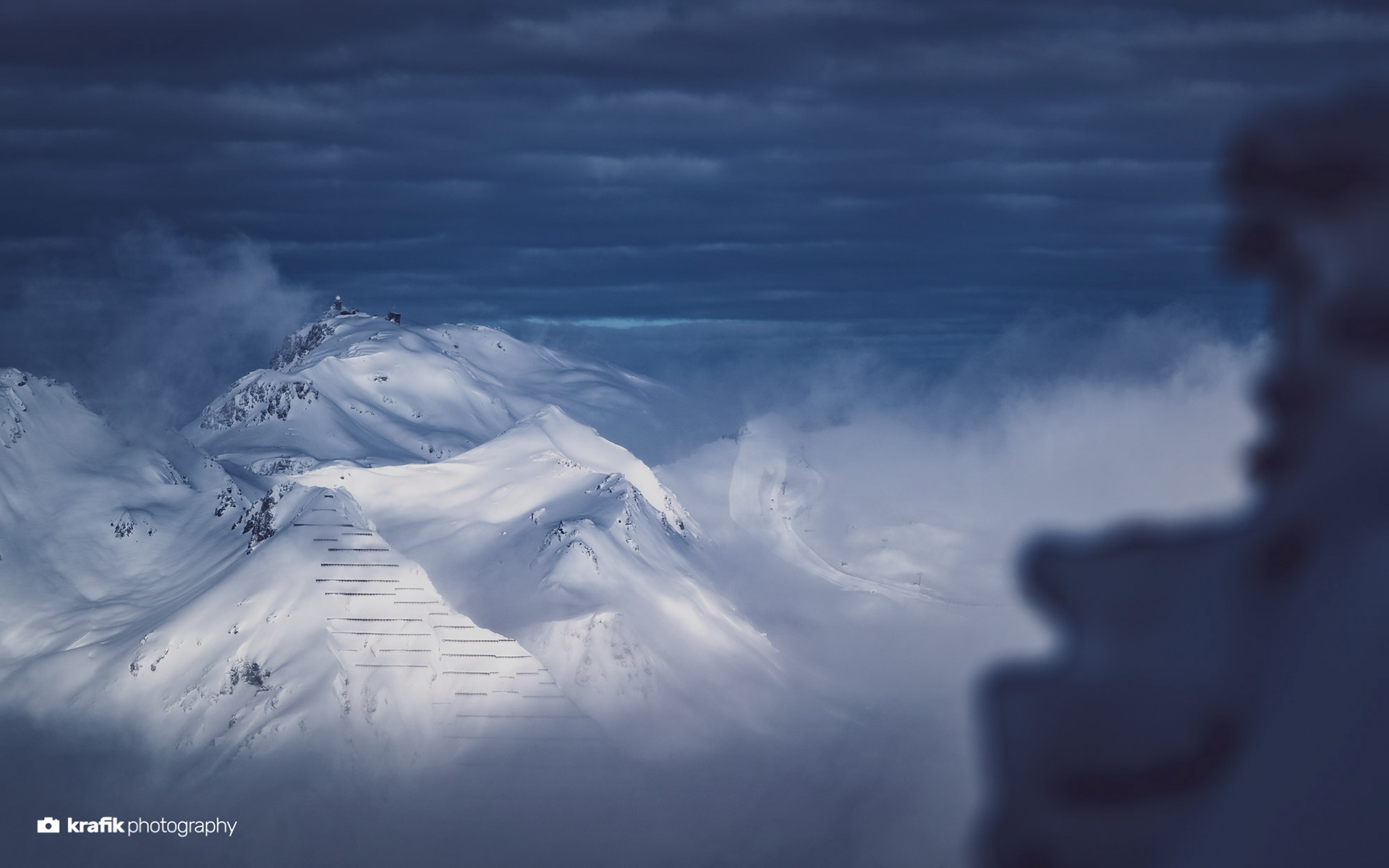 Weissfluhgipfel - Skiresort Parsenn Davos Switzerland