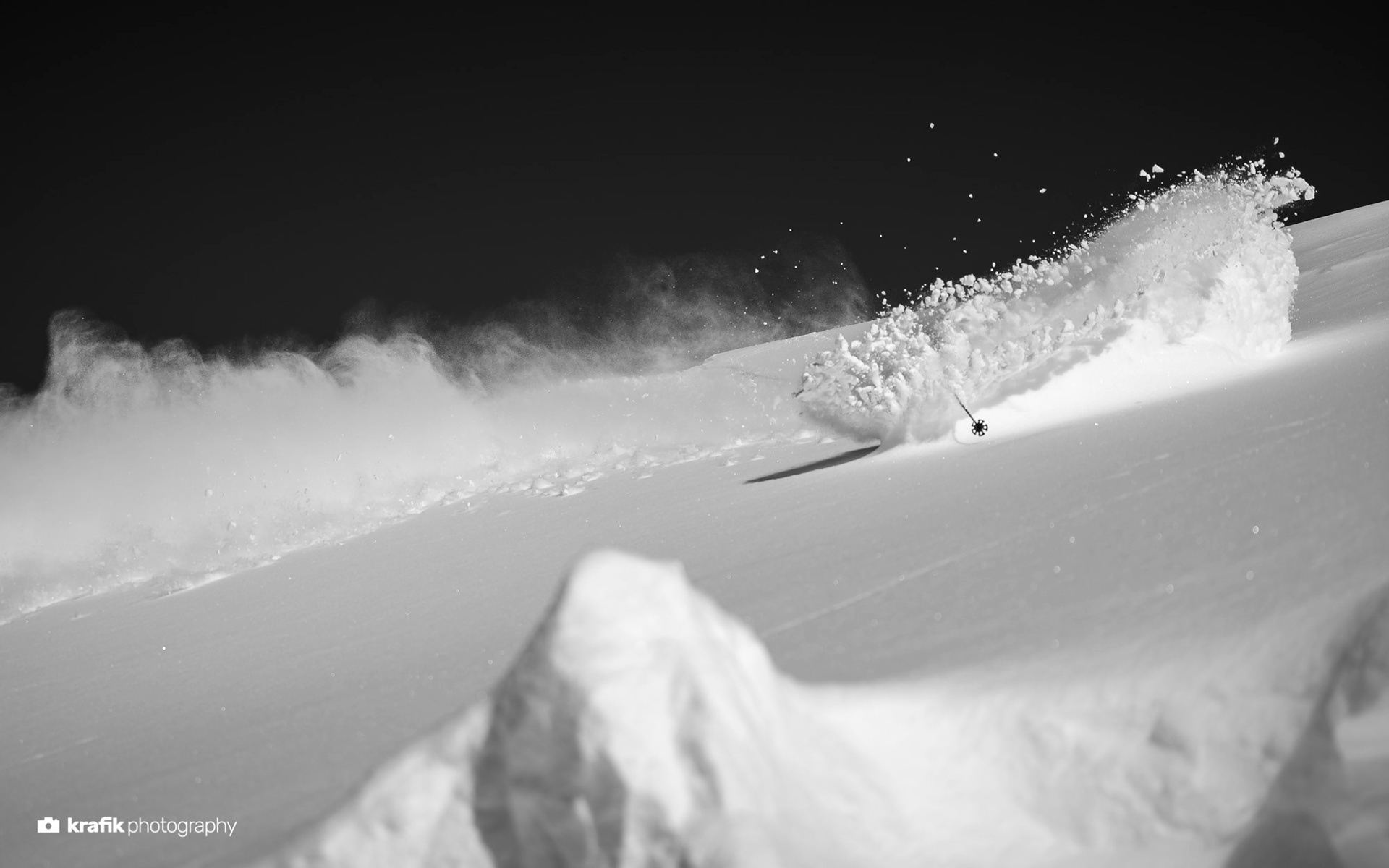 Freerider Christoph Koch - Skiresort Jakobshorn Davos Switzerland