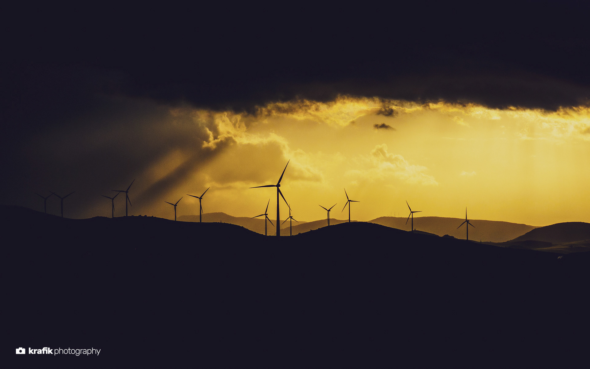 Storm - Windmills Spain