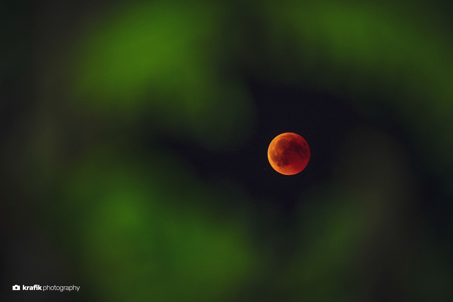 Lunar eclipse - Davos Switzerland