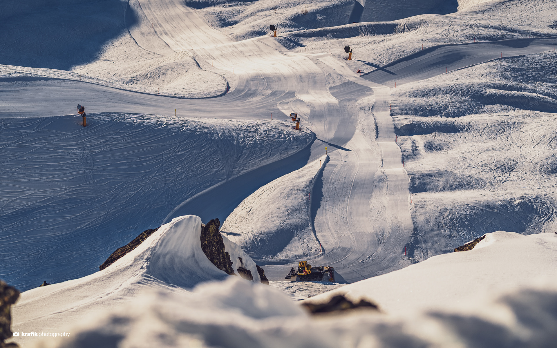 Pistenbully - Skiresort Jakobshorn Davos Switzerland