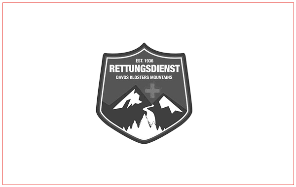 rettungsdienst davos klosters mountains logo