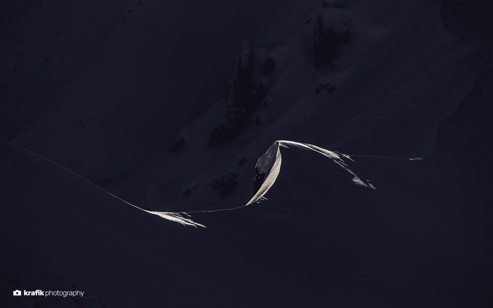 Snow wave - Skiresort Jakobshorn Davos Switzerland