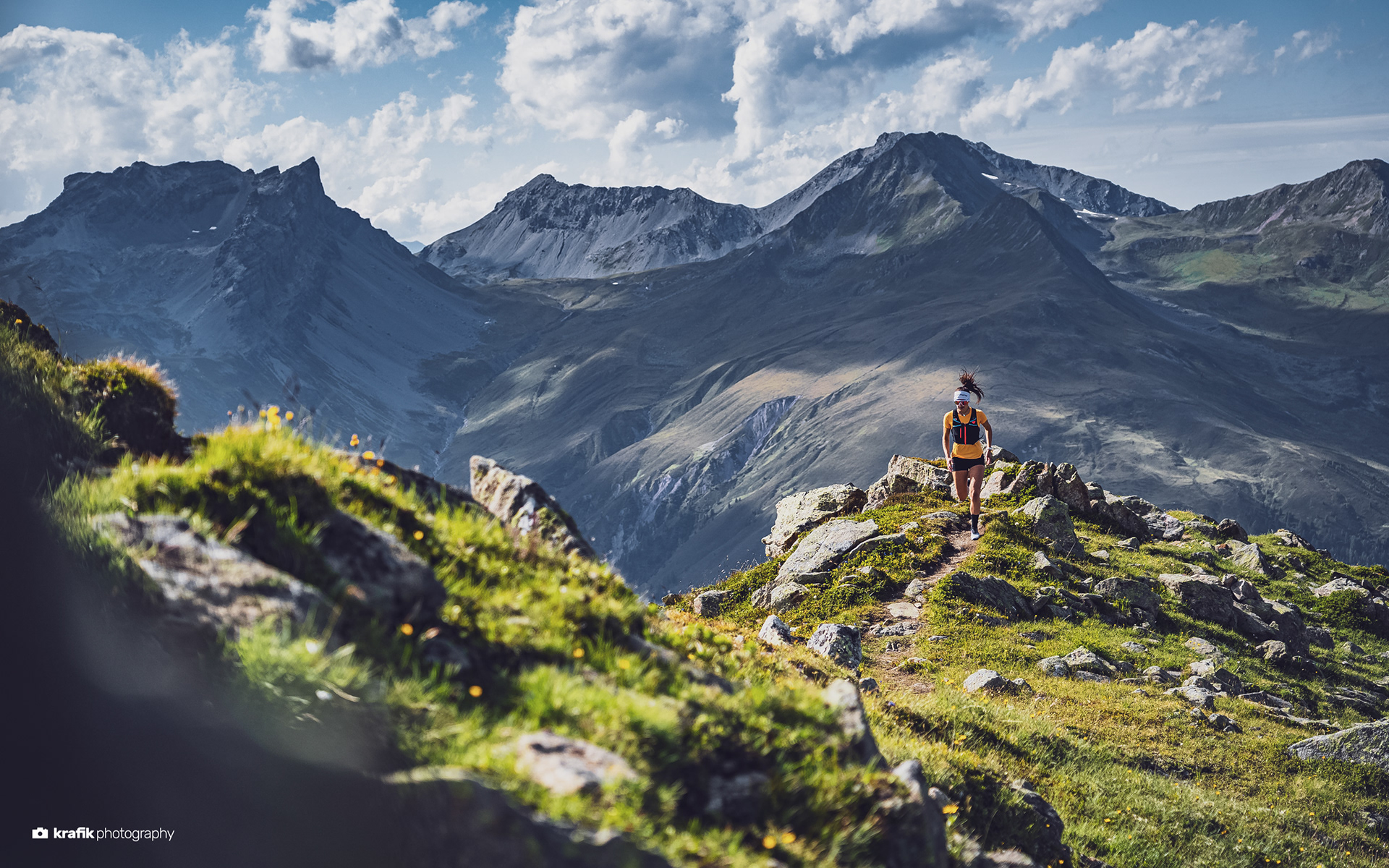 Trailrunner - Rinerhorn Davos Glaris Switzerland