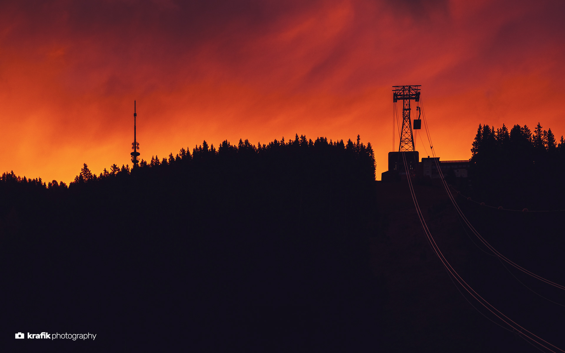 Condola at sunrise - Jakobshorn Davos Switzerland