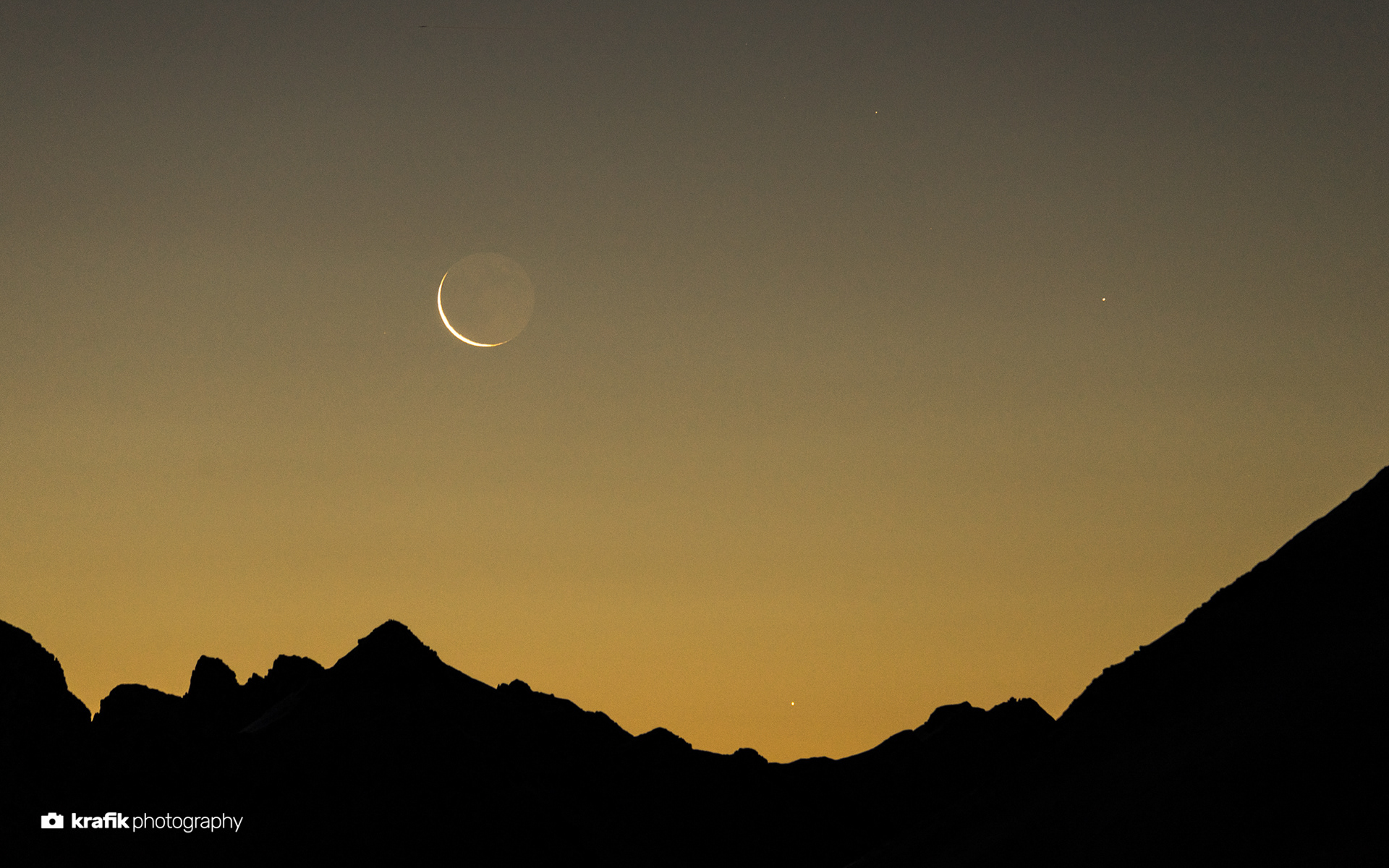 Moonrise - Schwarzhorn Davos Switzerland