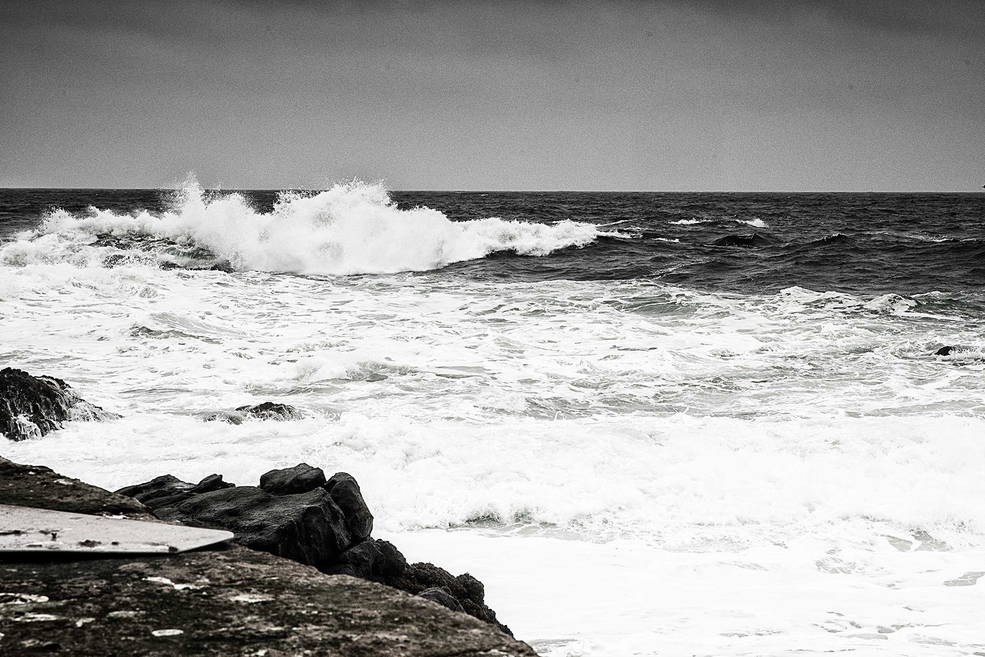 Big waves at St Abbs, Berwickshire, Scotland