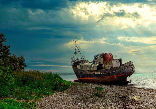 Shipwreck at Corpach
