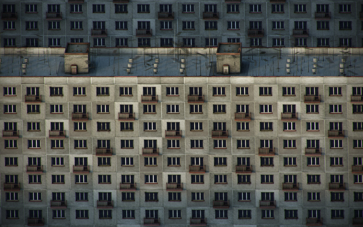 Plebeian courtyard II. - detailed view