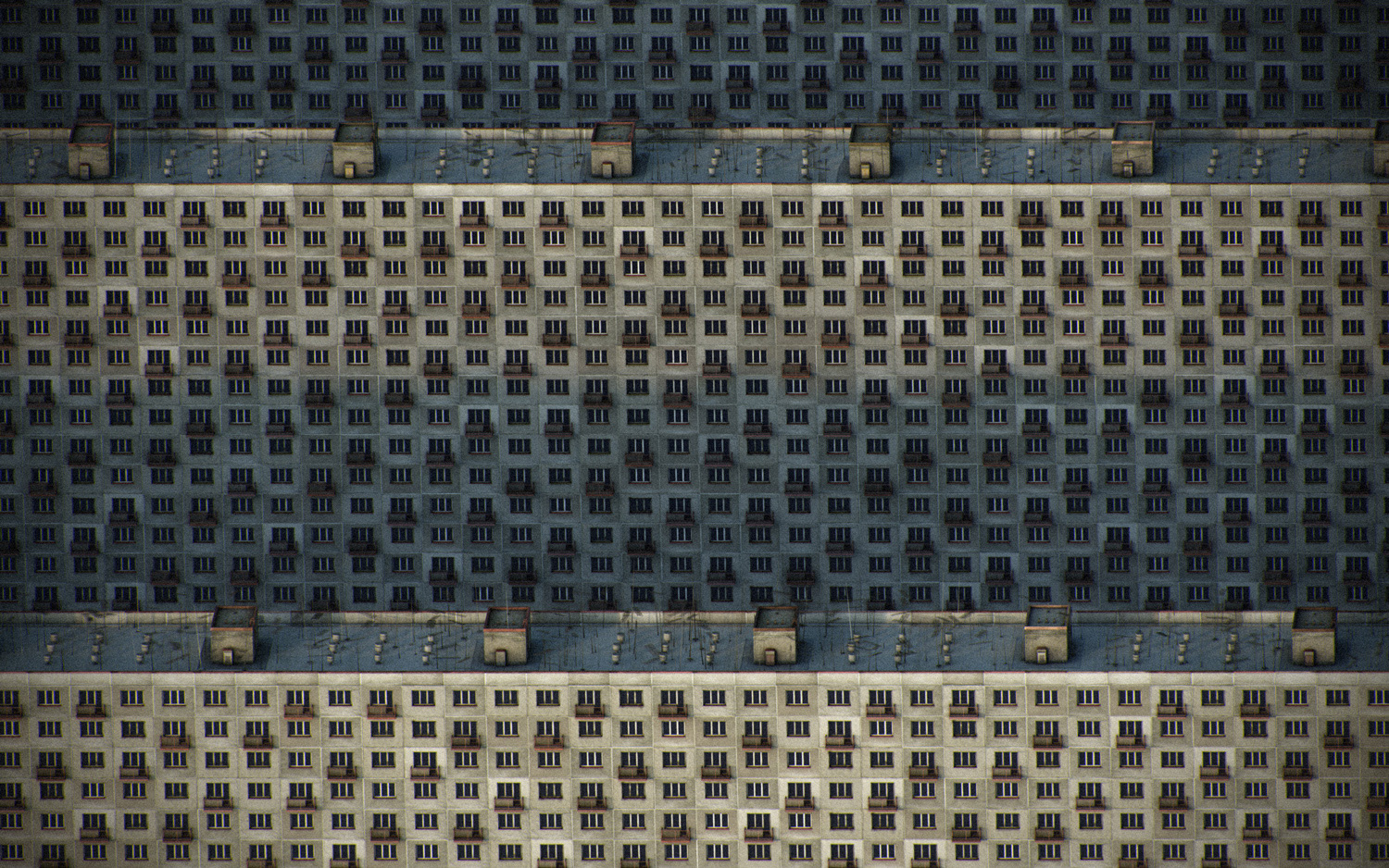 Plebeian courtyard II. - detailed view