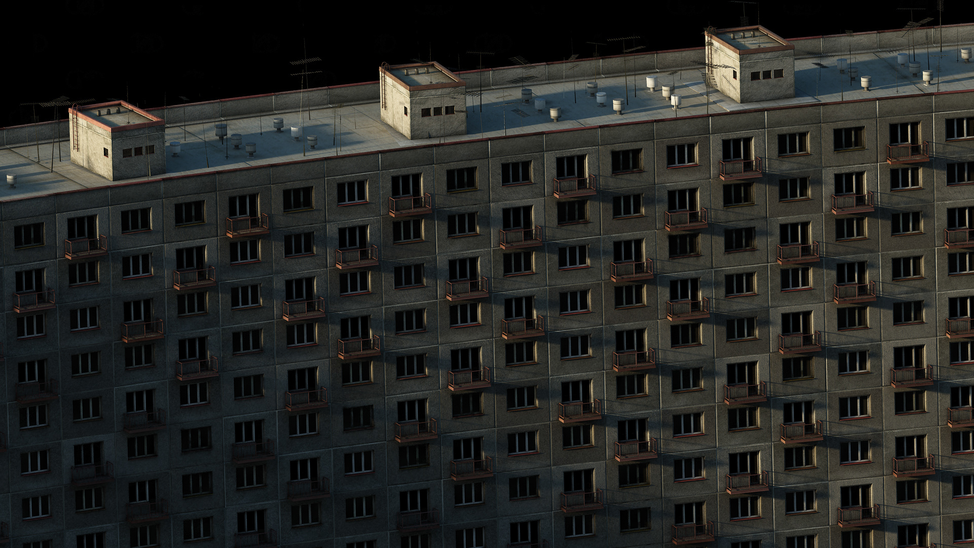 Plebeian courtyard I. - detailed view