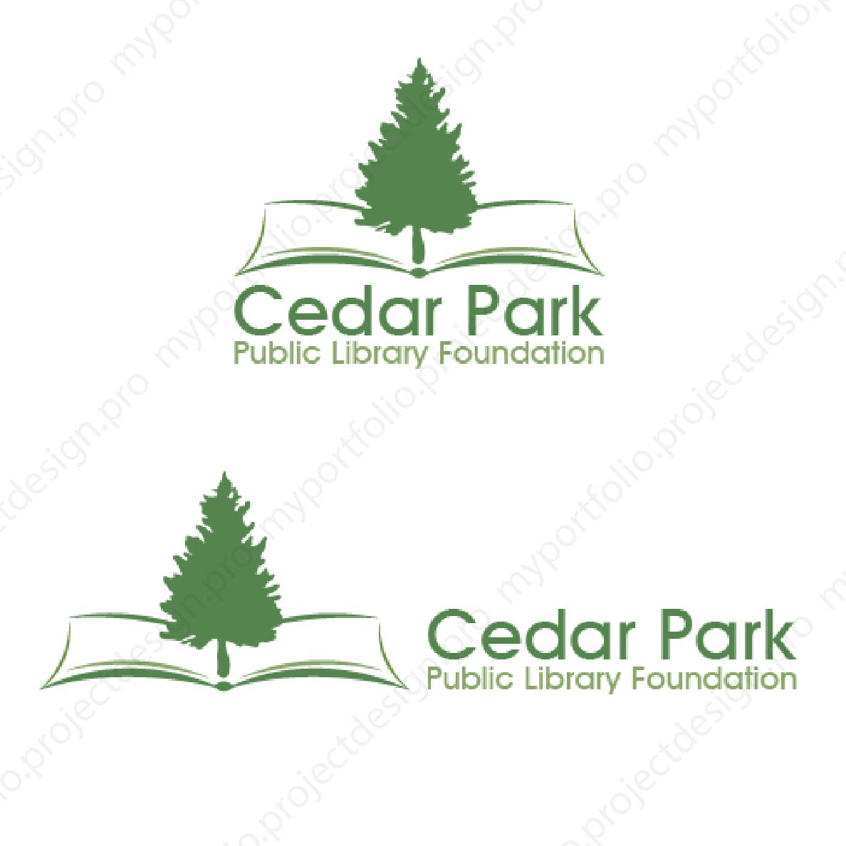 2019 - Logo created for the Cedar Park Public Library Foundation for universal branding purposes while serving as a board member and advocate. Visit cedarparkbooks.org to see utilization of logo. Designed by A. Meredith using Adobe Illustrator