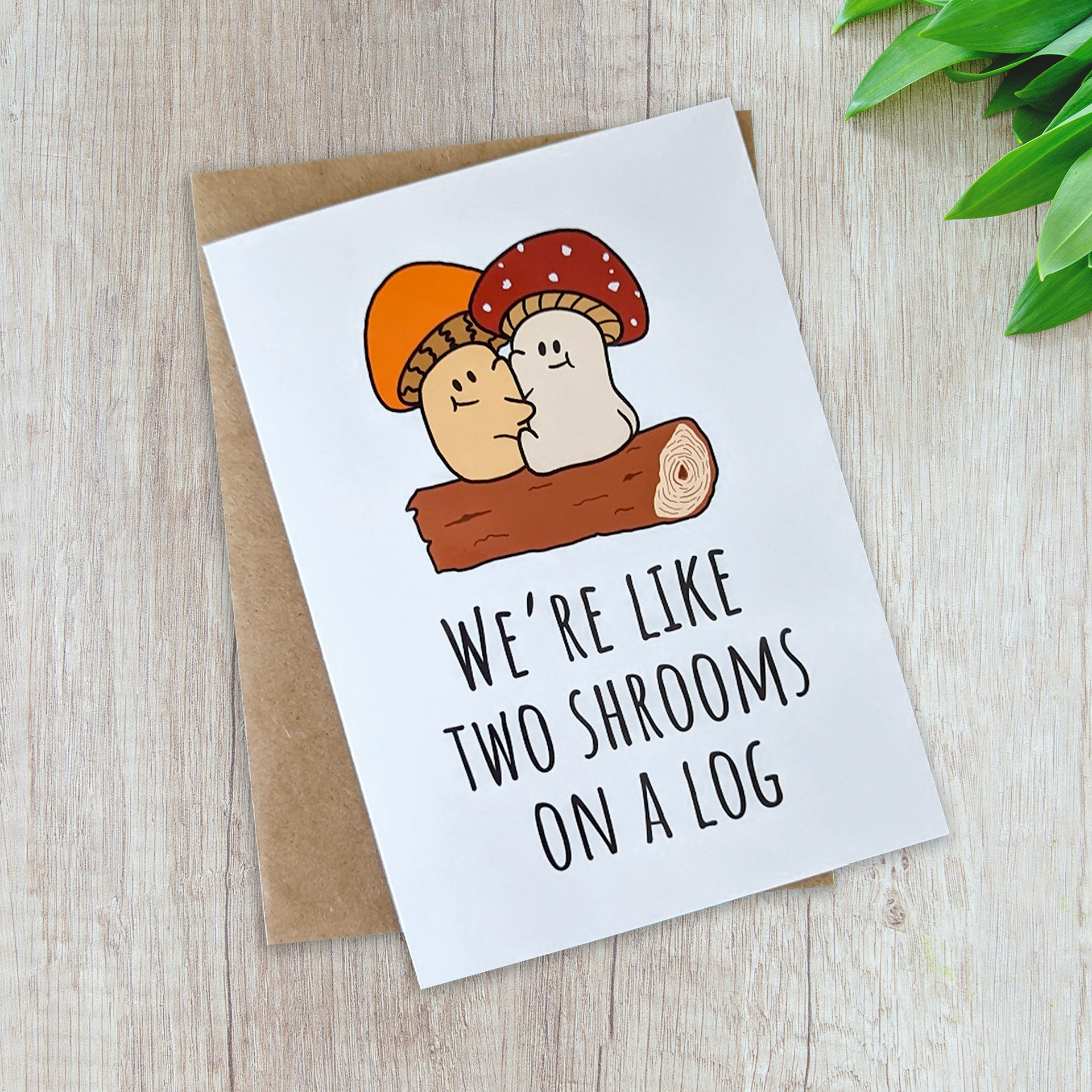 Mushroom Friends Card Design