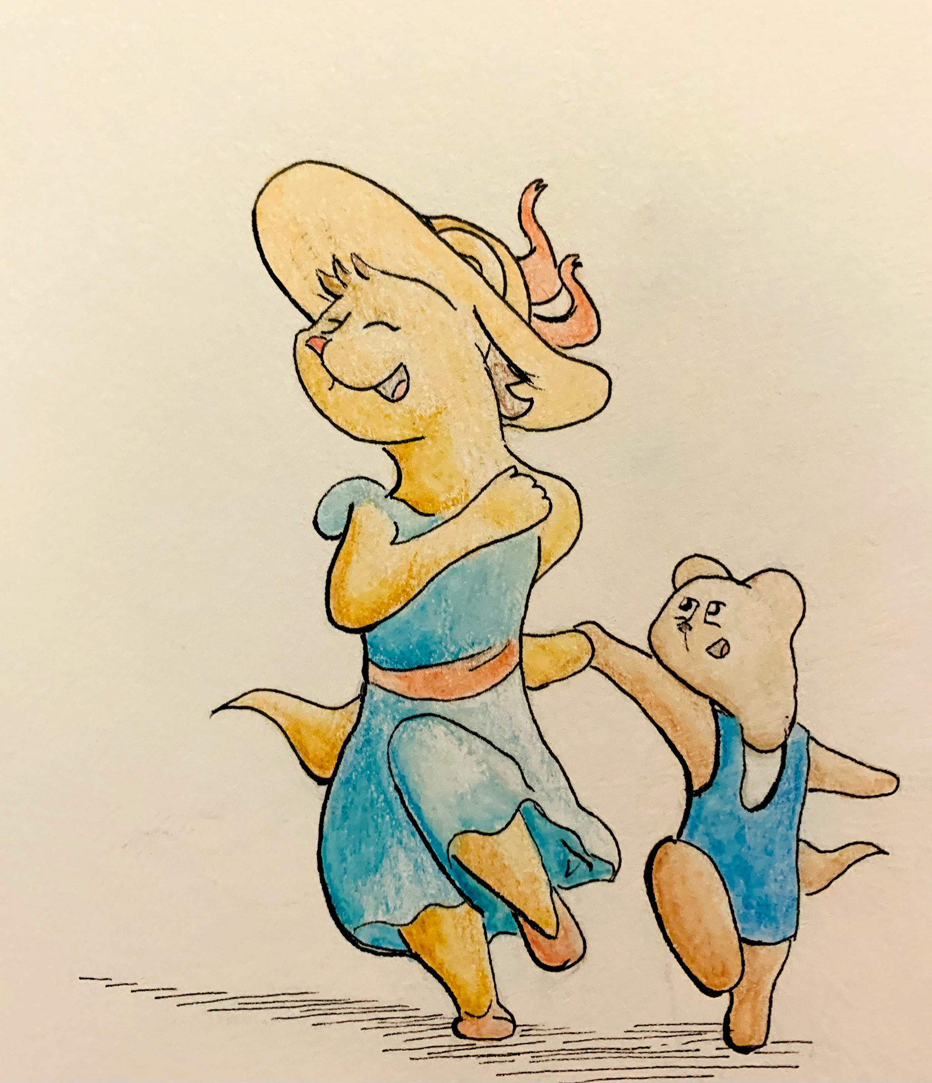 Two Otter Buddies