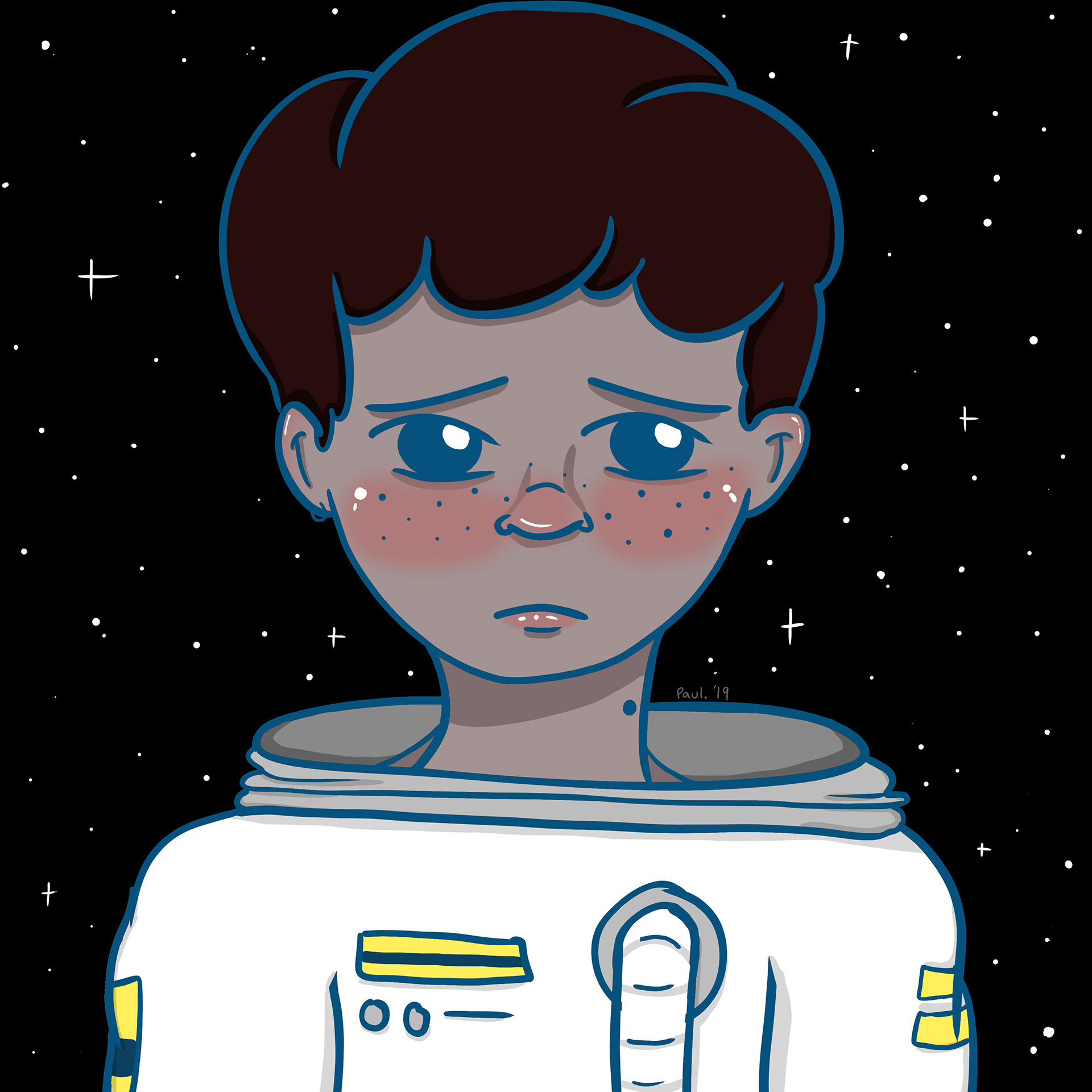 Original digital art illustrated in Adobe Photoshop. (2019)