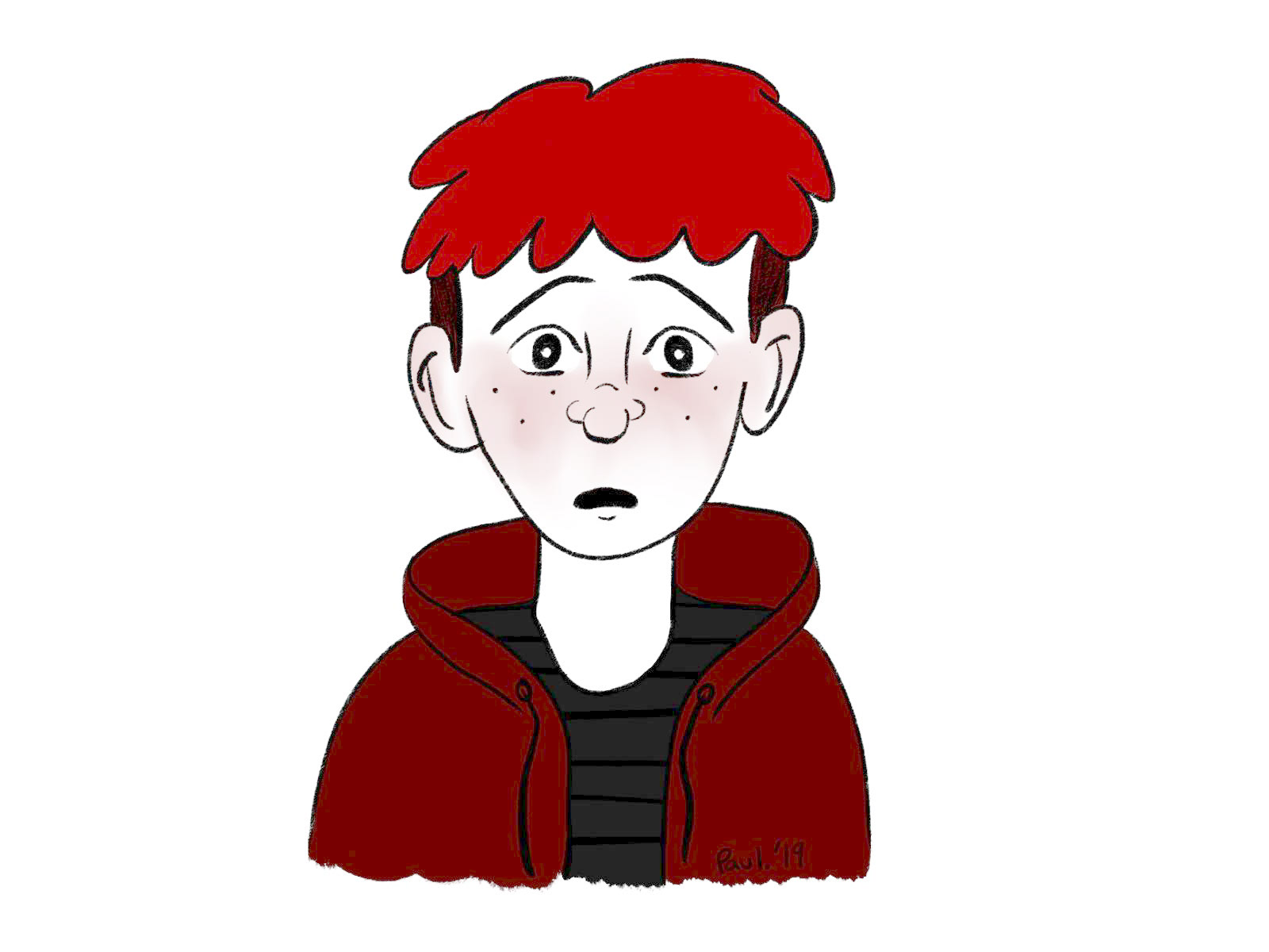 Character concept art illustrated in Adobe Photoshop. (2019)
