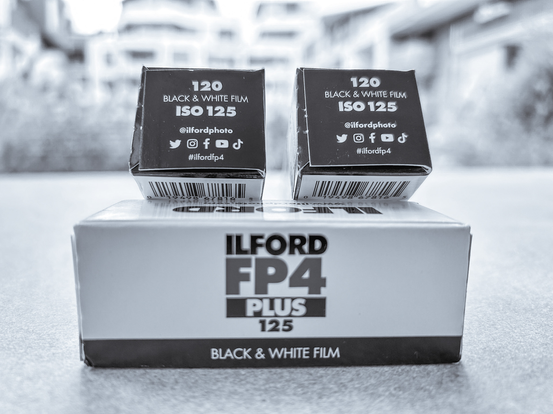 Black-and-white photographic film