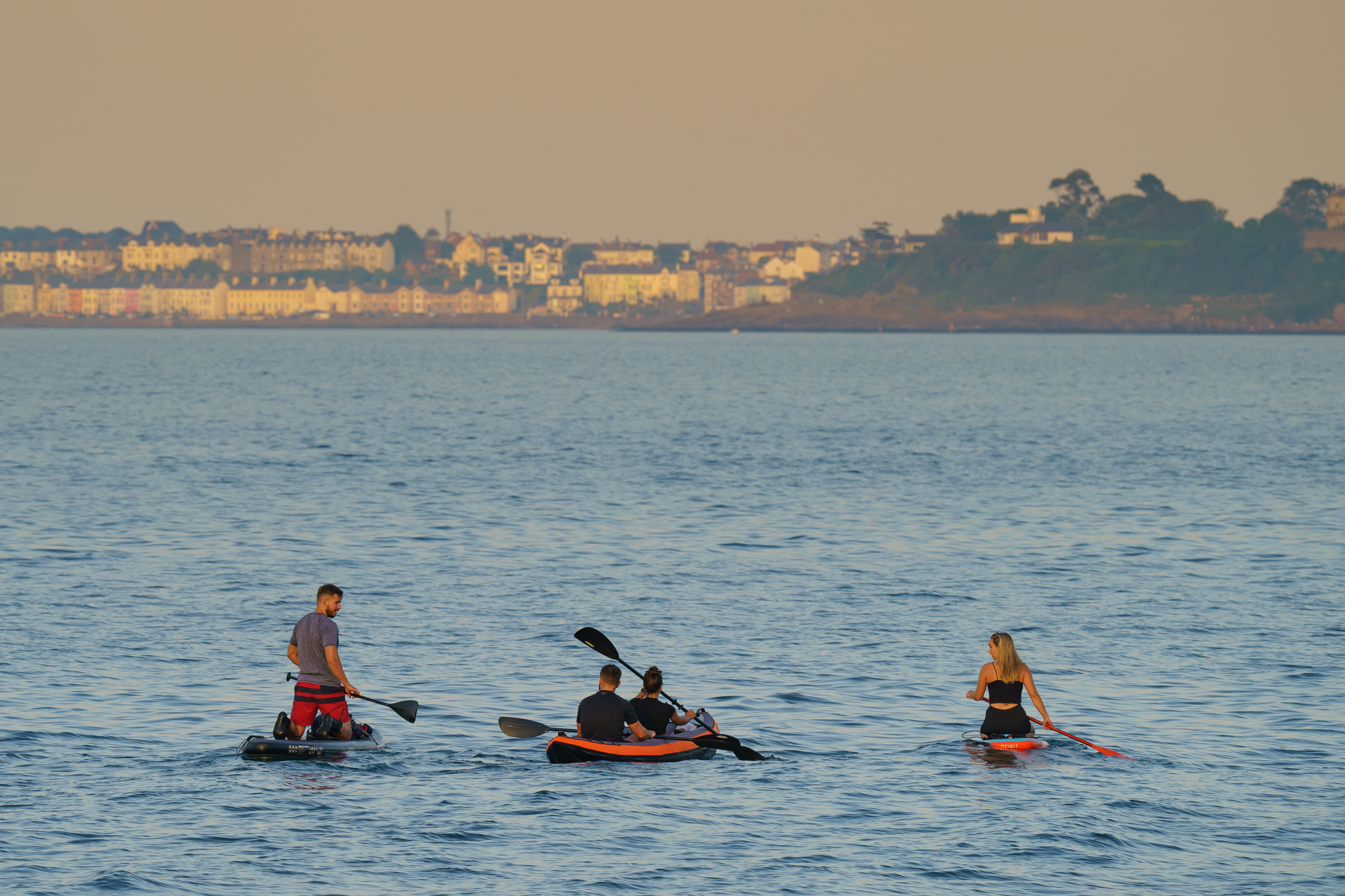 Paddle Boarders Belfast Lough July 2021