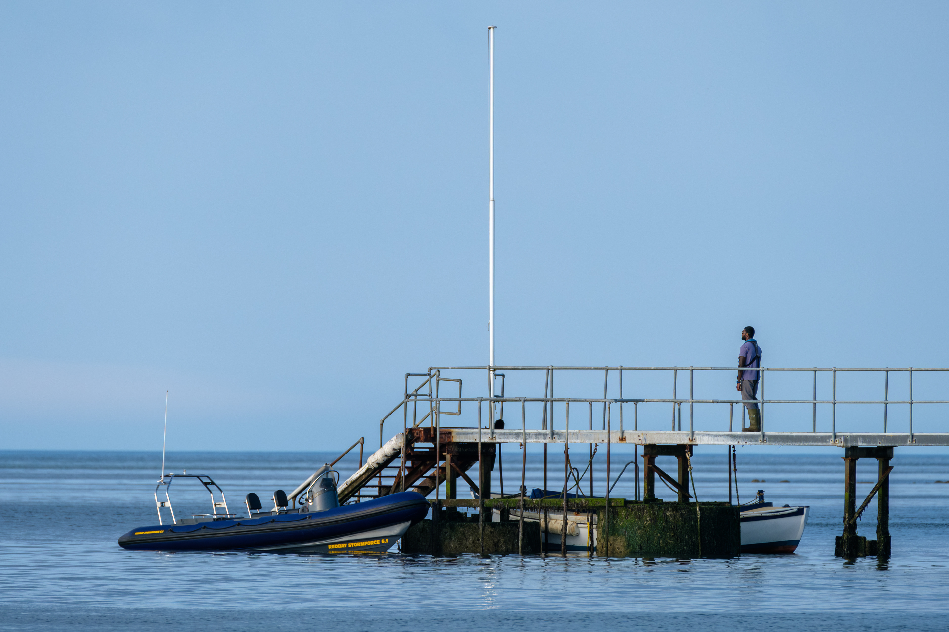 Man on RNIYC Jetty 2019