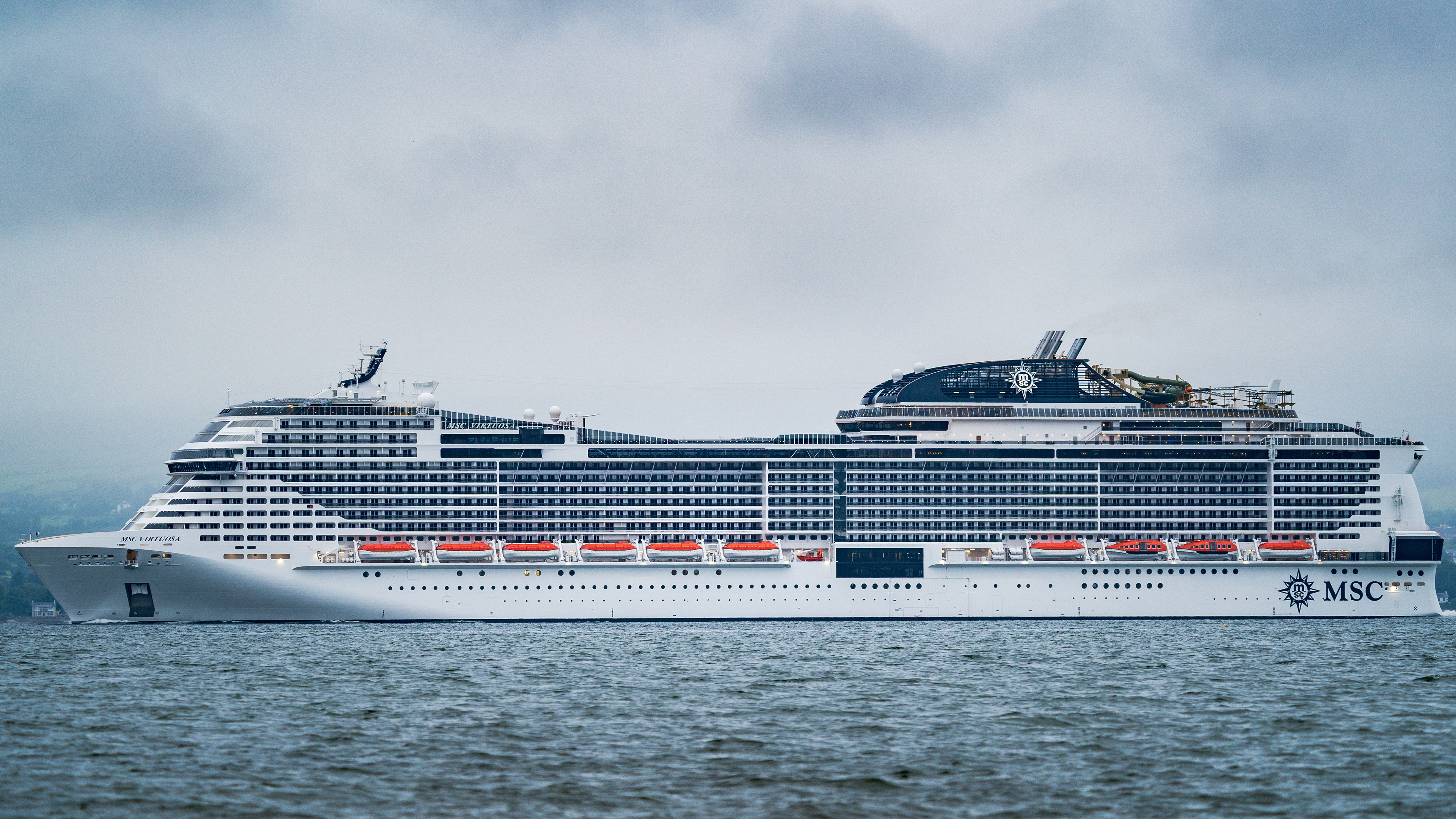 MSC Virtuosa Arriving Belfast July 2021
