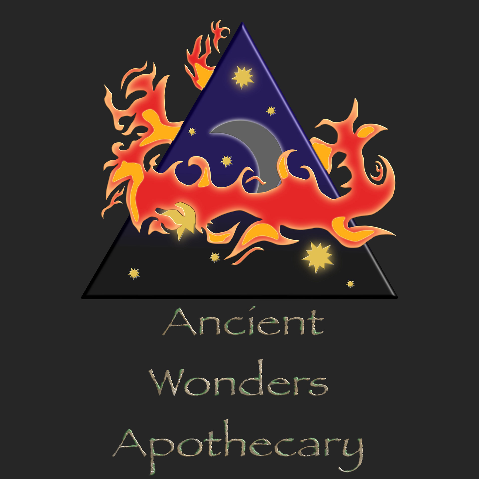 Ancient Wonders Logo Design