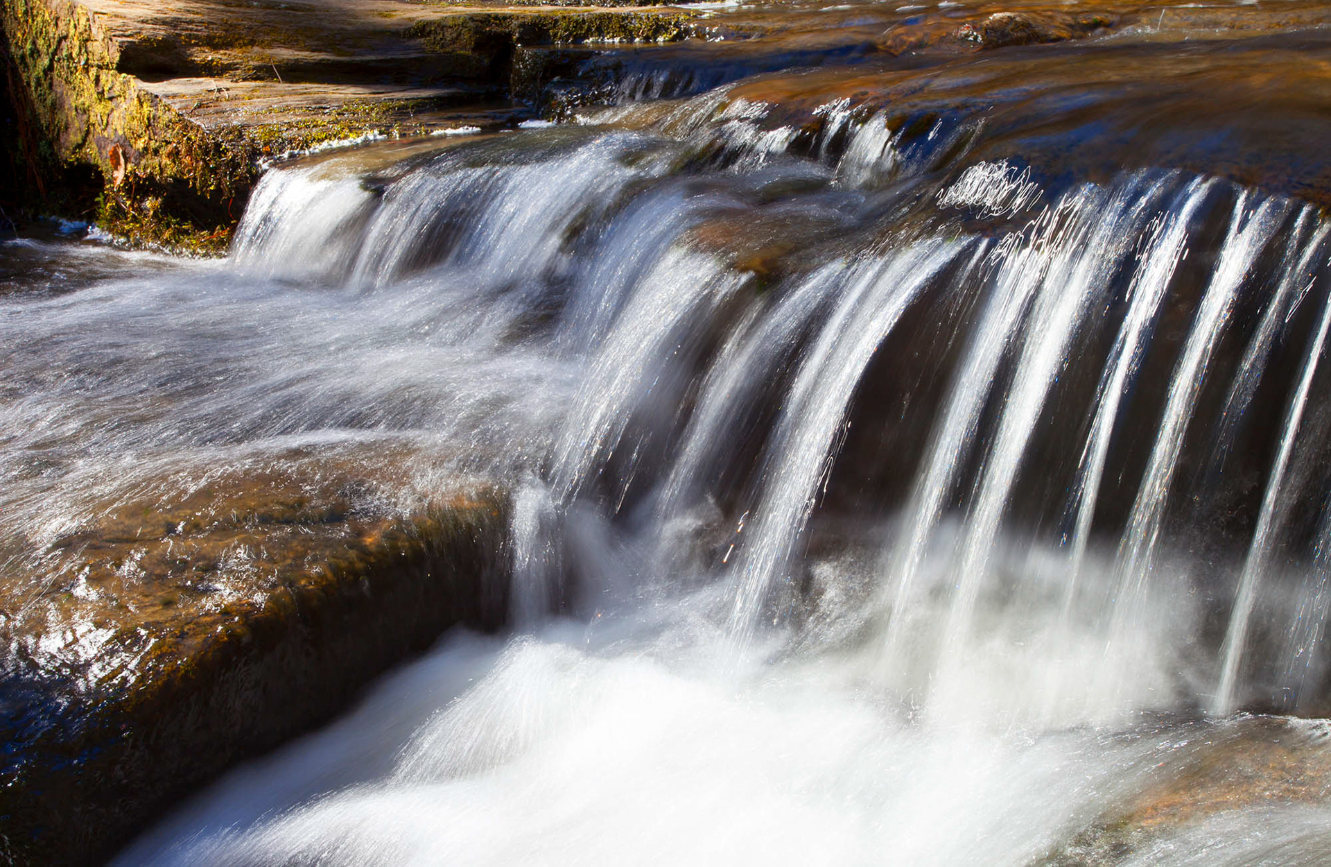 Cascade at Raven Rock State Park in North Carolina by Guy Sagi