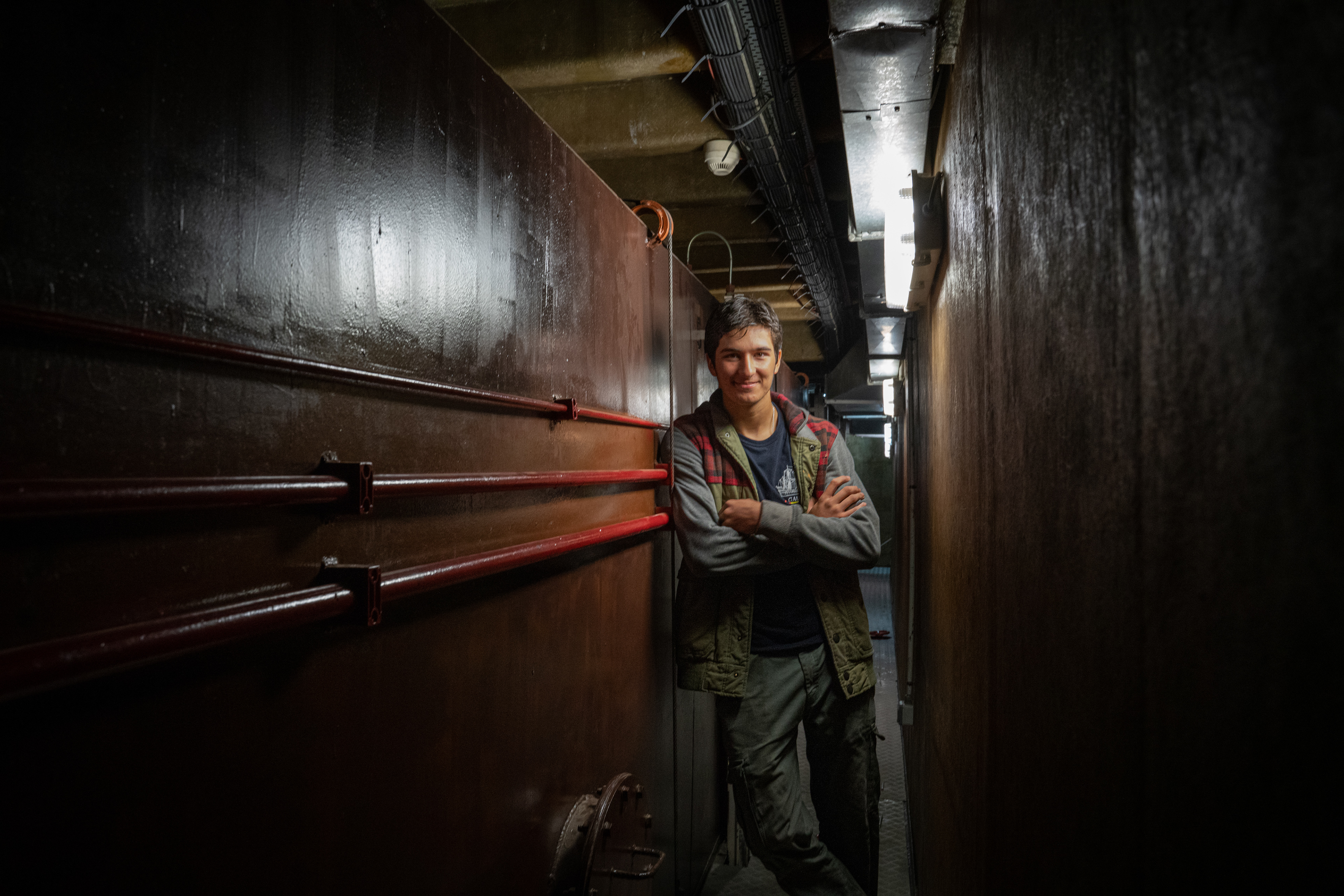 Junger Seemann: Alfonso Perez-Herce Garcia de Oteyza arbeitet auf der „Galeon Andalucia“ (Weserkurier 2023).