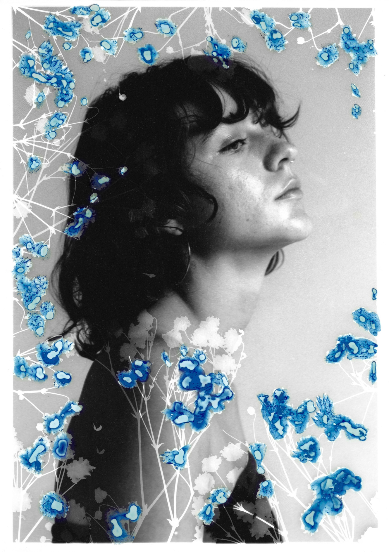 Minolta X-700, Ilford Delta 400 + Cyanotype