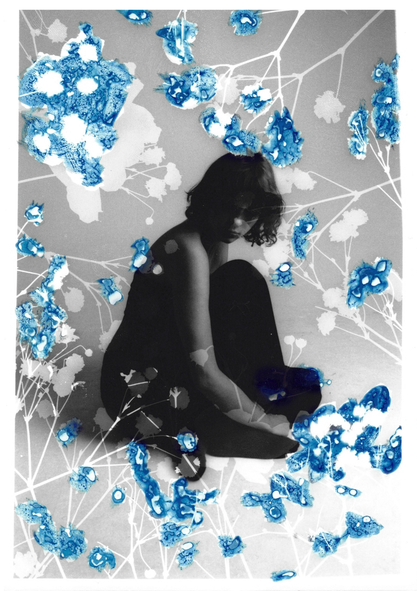 Minolta X-700, Ilford Delta 400 + Cyanotype