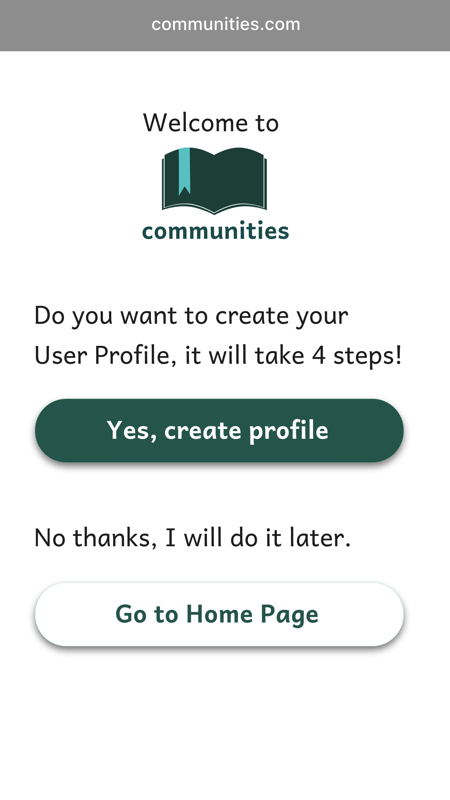 Personalize Profile