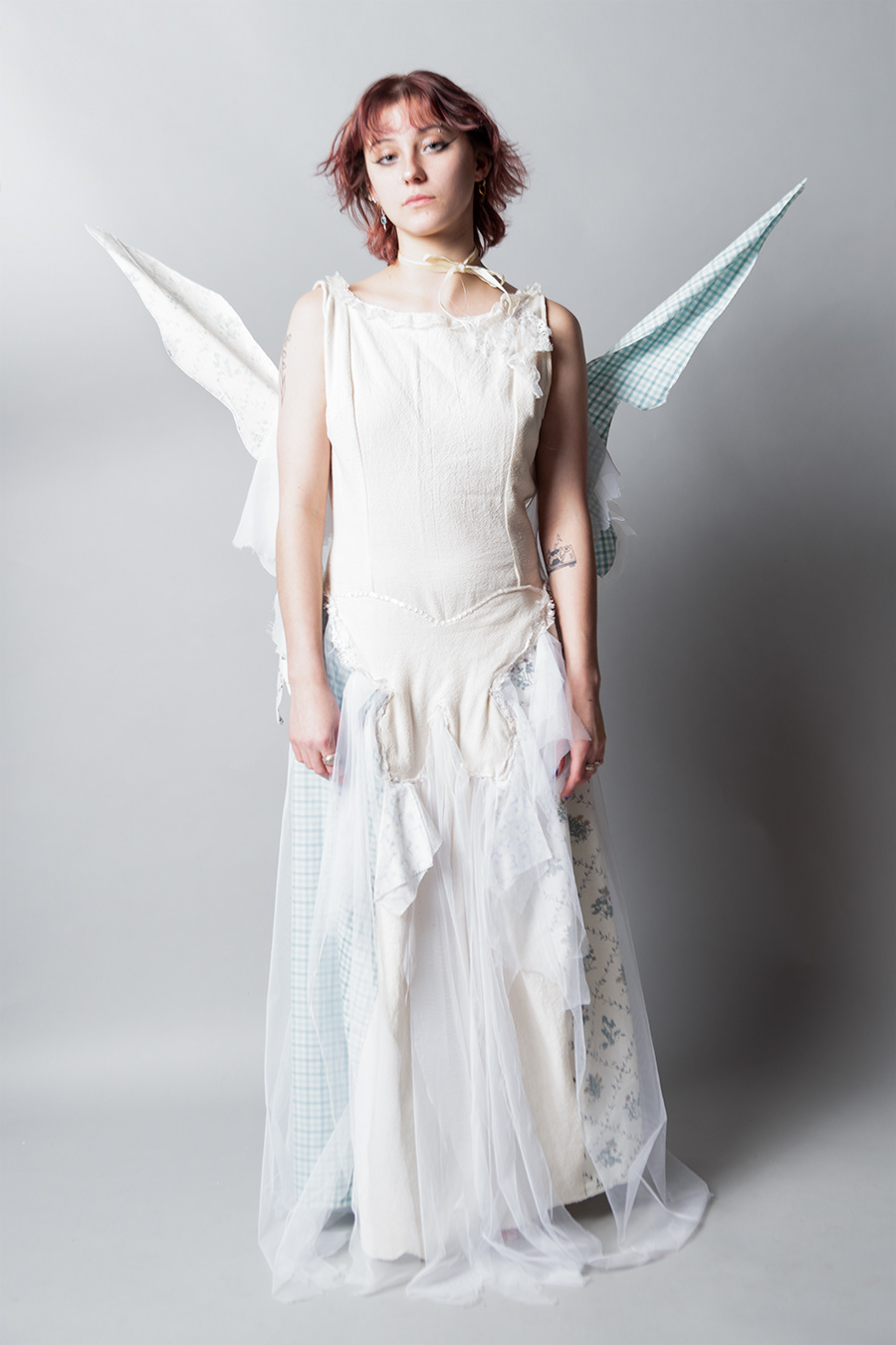 Butterfly Dress, Massart 150th Anniversary   Recycled Materials  Fall 2023