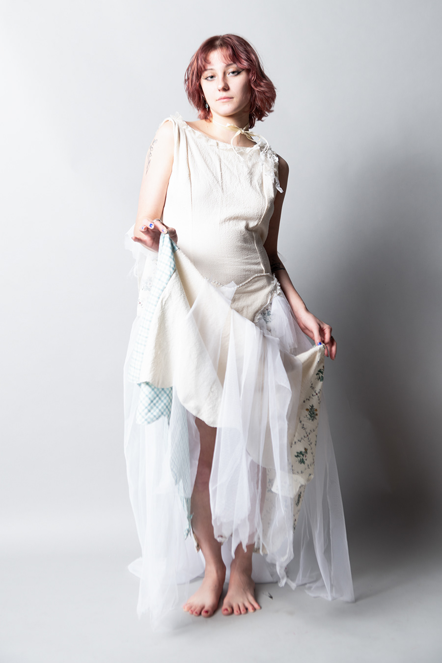 Butterfly Dress, Massart 150th Anniversary Recycled Materials Fall 2023